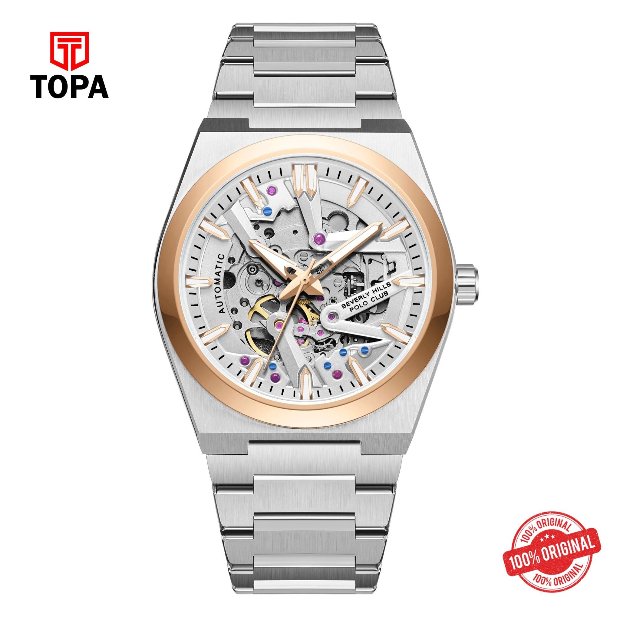 Topa BHPC - BP3731X.530 - Gents Automatic Skeleton Watch - Product Image 1