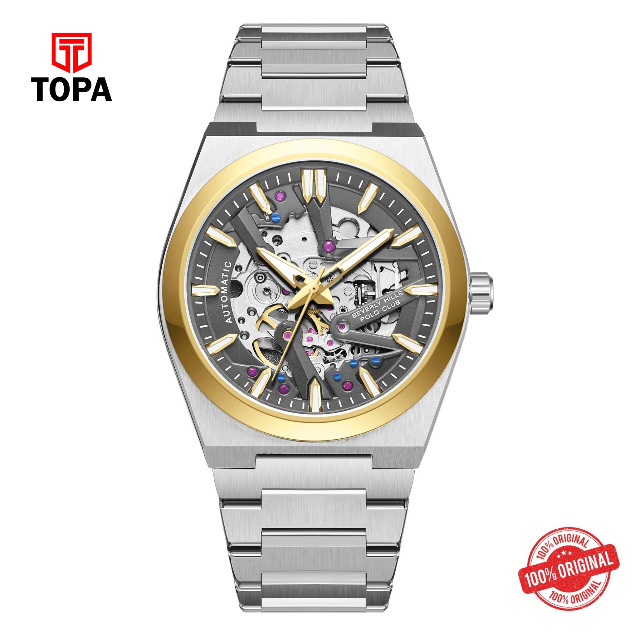 Topa BHPC - BP3731X.260 - Gents Automatic Skeleton Watch - Product Image 1