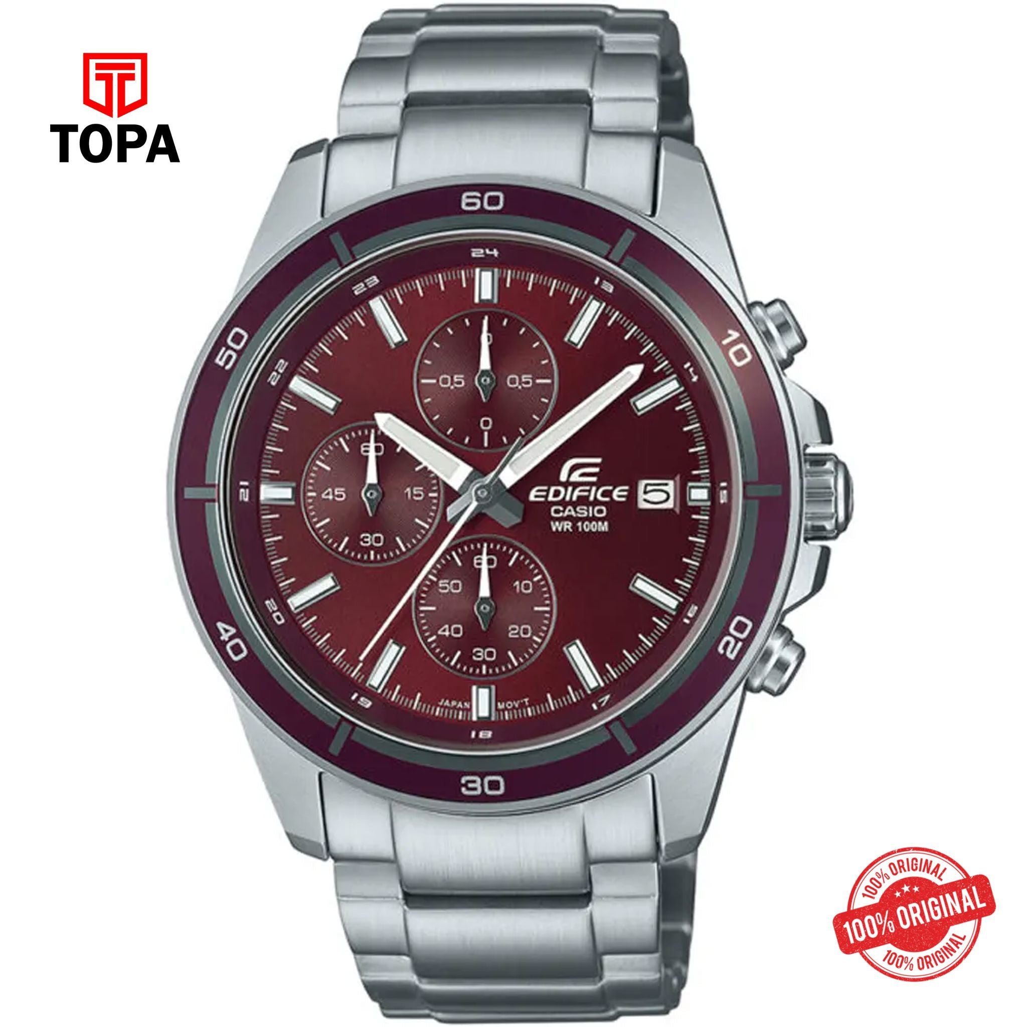 Topa Casio-EFR-526D-5CVUDF-Metal-Band-Men-Watch - Product Image 1