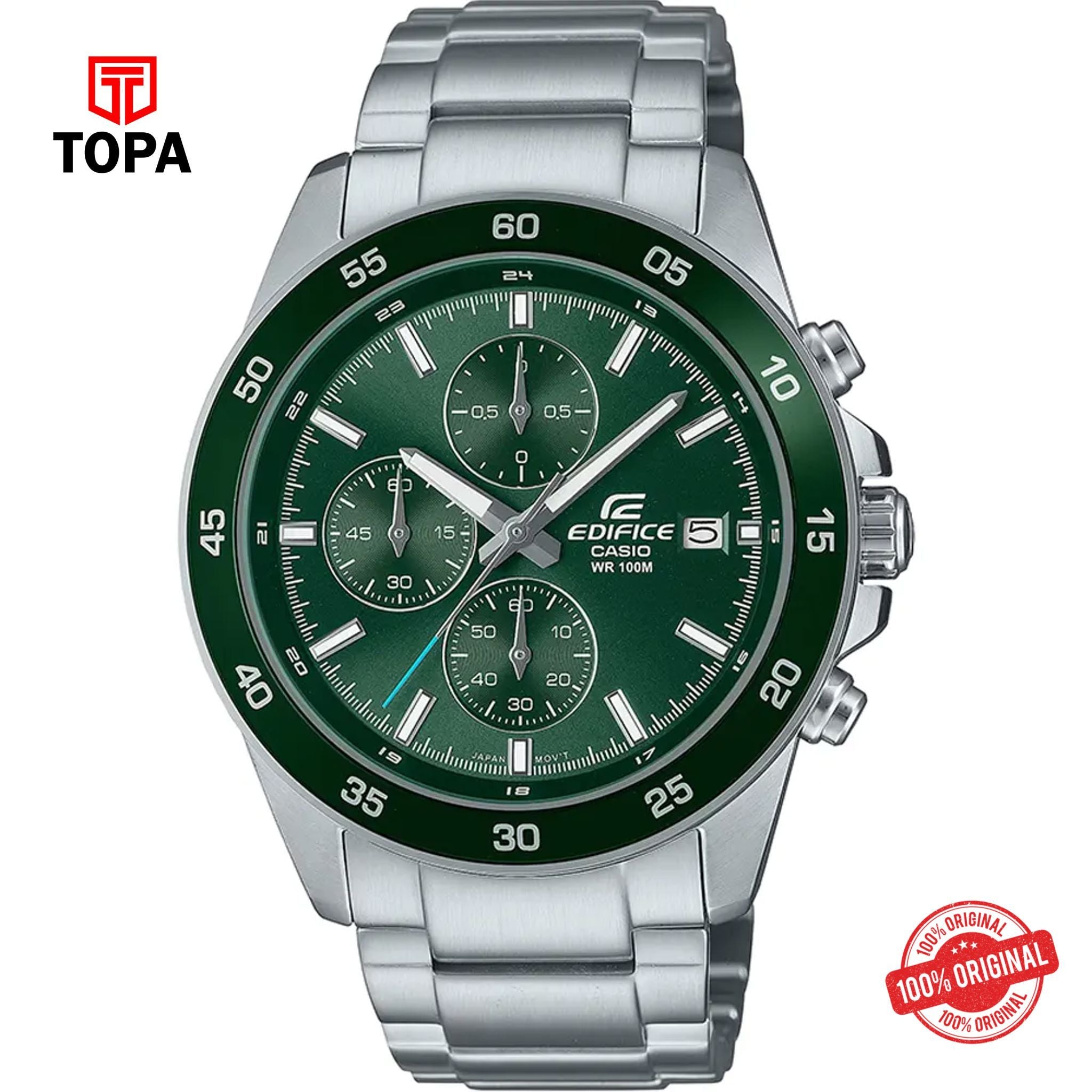 Topa Casio-Edifice-EFR-526D-3AVUDF-Metal-Band-Men-Watch - Product Image 1