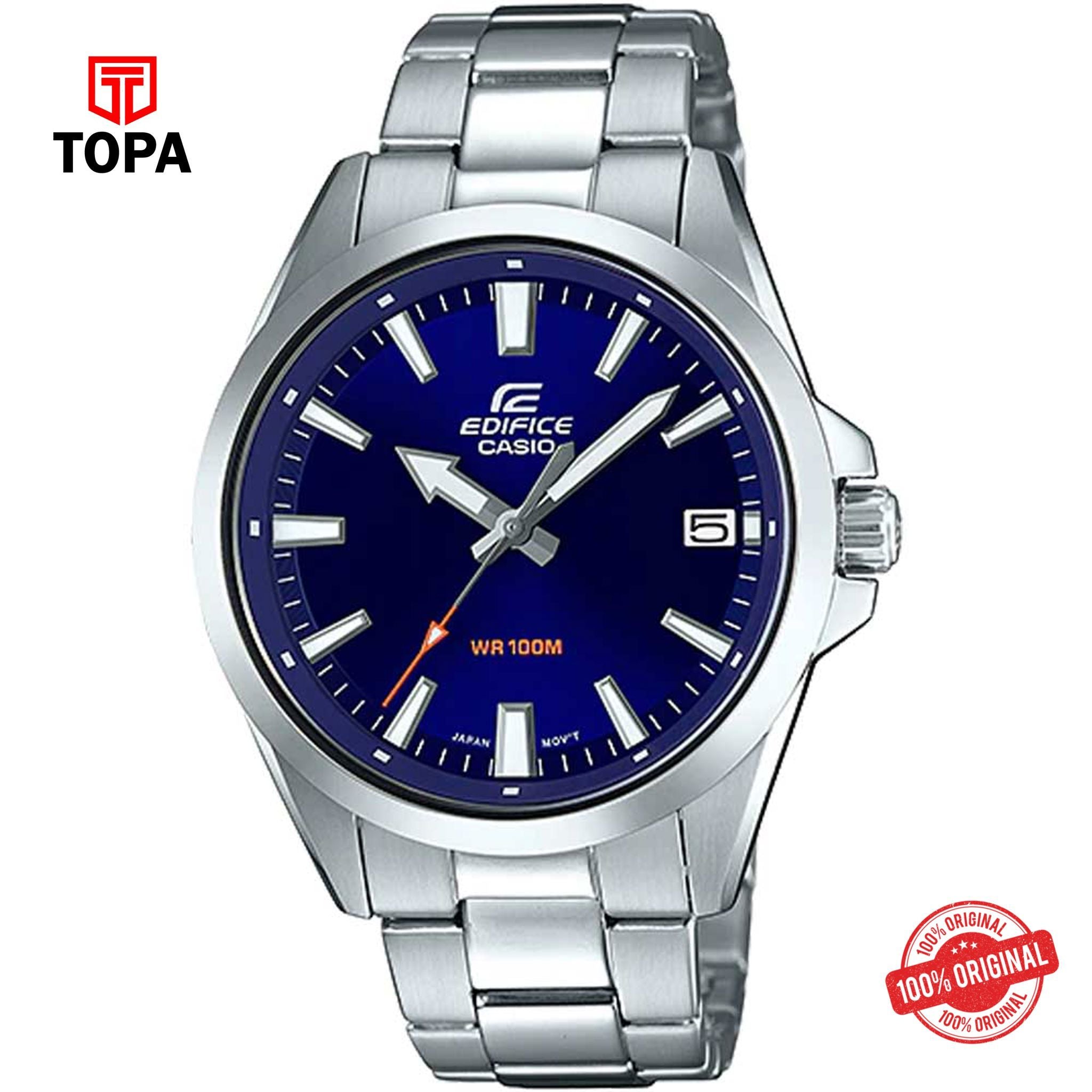 Topa Casio-Edifice-EFV-100D-2AV-Metal-Band-Men-Watch - Product Image 1