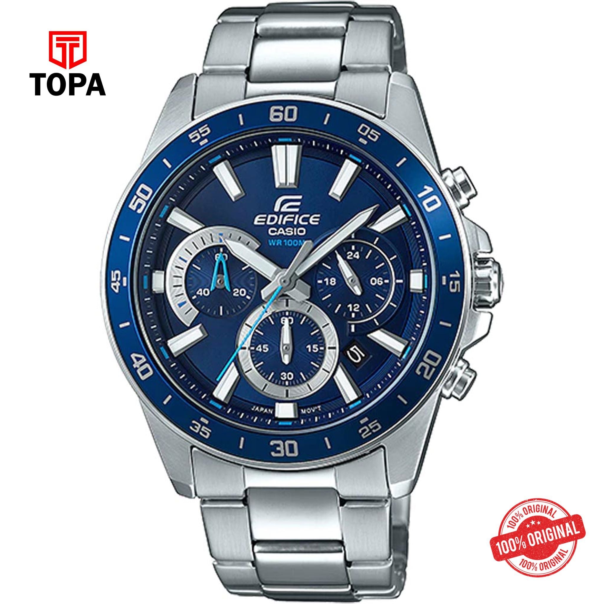 Topa Casio-Edifice-EFV-570D-2A-Chronograph-Mens-Watch - Product Image 1