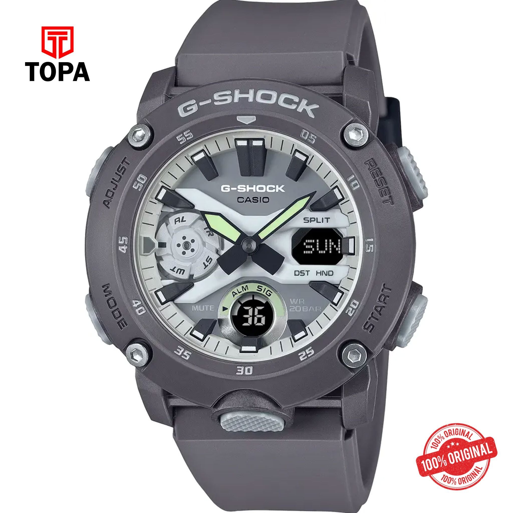 Topa Casio-G-Shock-GA-2000HD-8A-Resin-Band-Men-Watch - Product Image 1