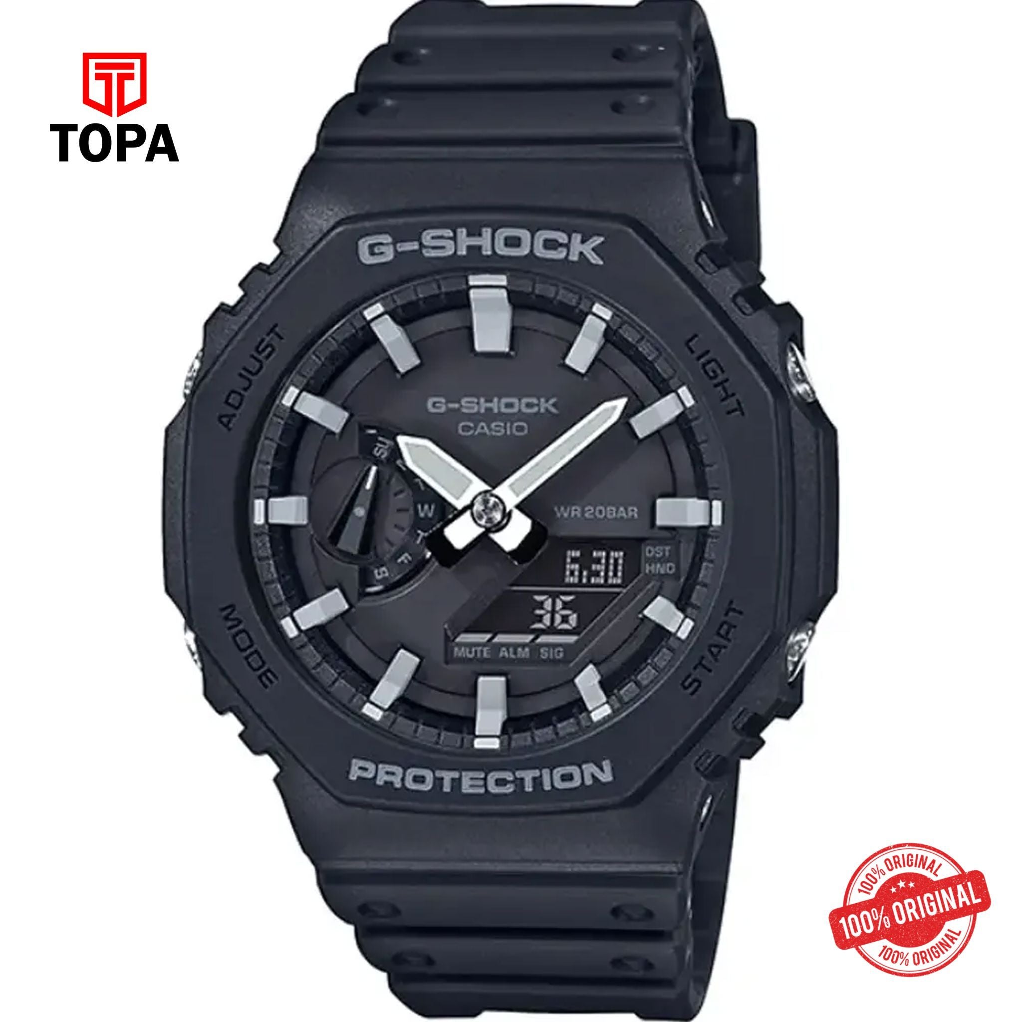 Topa Casio-G-Shock-GA-2100-1A-Resin-Band-Men-Watch - Product Image 1