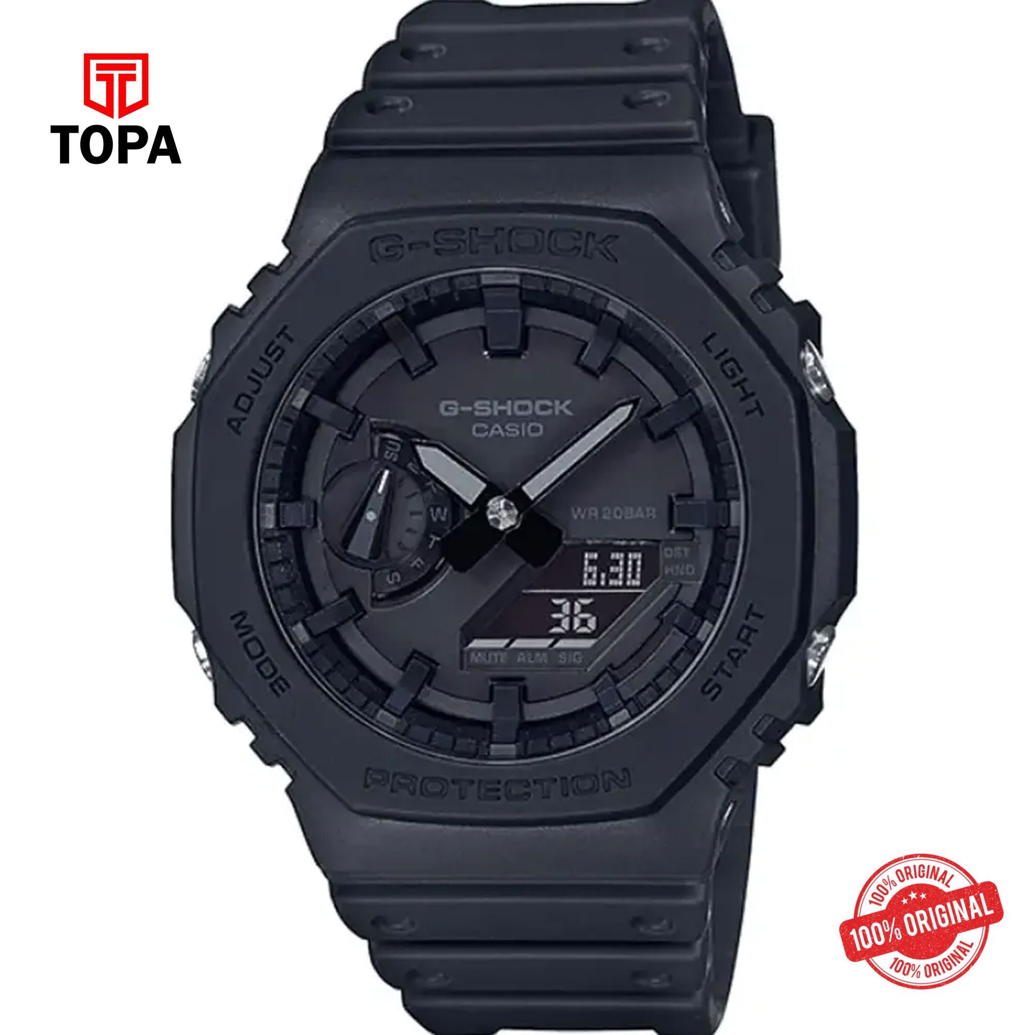 Topa Casio-G-Shock-GA-2100-1A1DR-Resin-Band-Men-Watch - Product Image 1