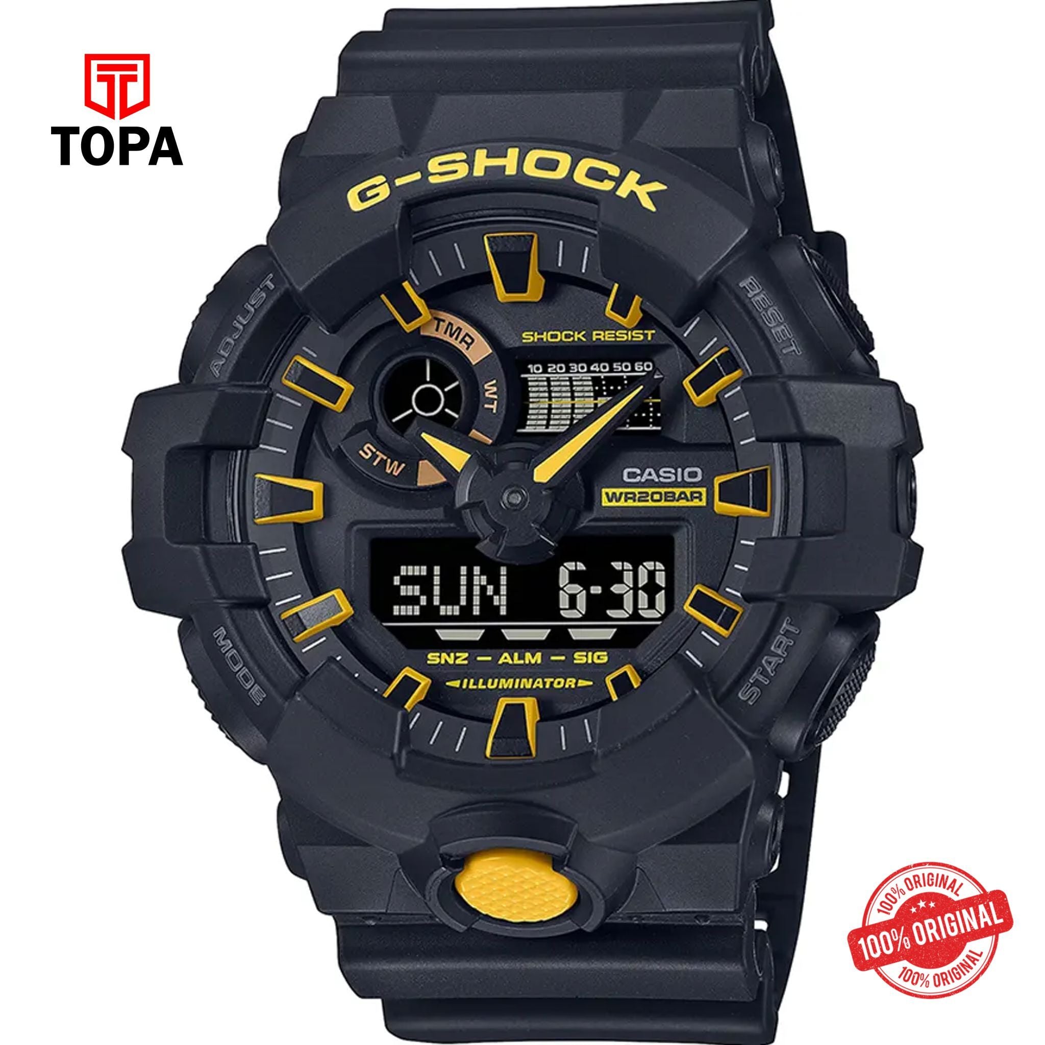 Topa Casio-G-Shock-GA-700CY-1ADR-Resin-Band-Men-Watch - Product Image 1