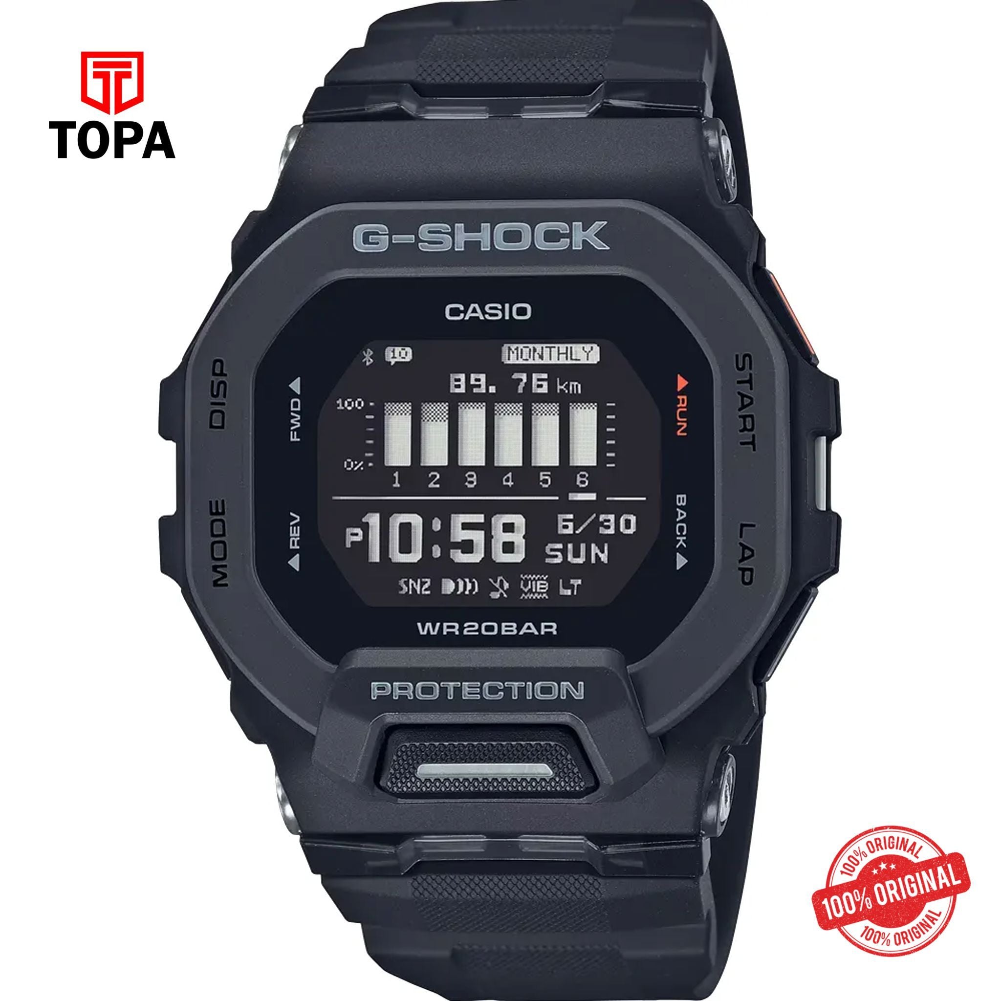 Topa Casio-G-Shock-GBD-200-1D-Resin-Band-Men-Watch - Product Image 1