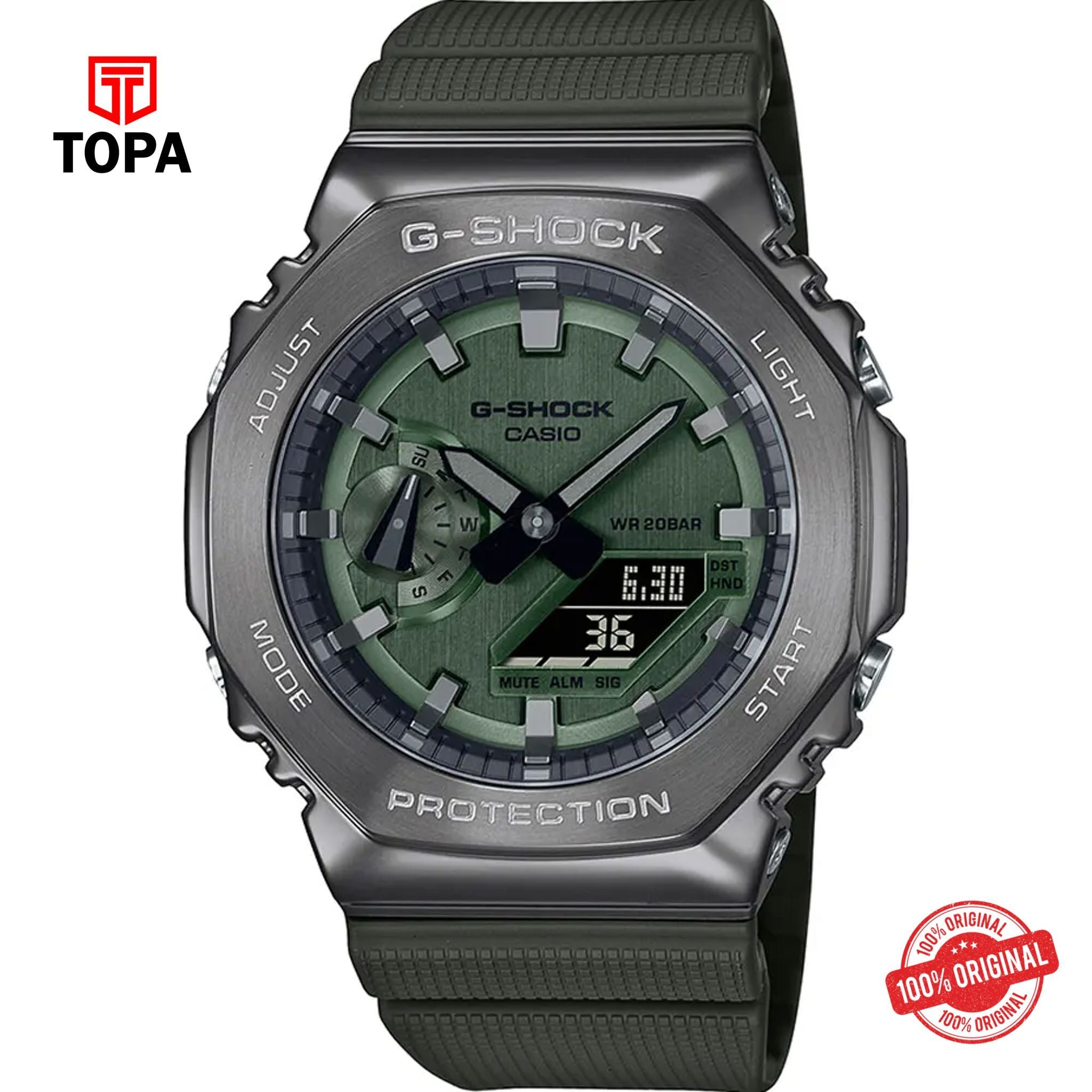 Topa Casio-G-Shock-GM-2100B-3A-Resin-Band-Men-Watch - Product Image 1