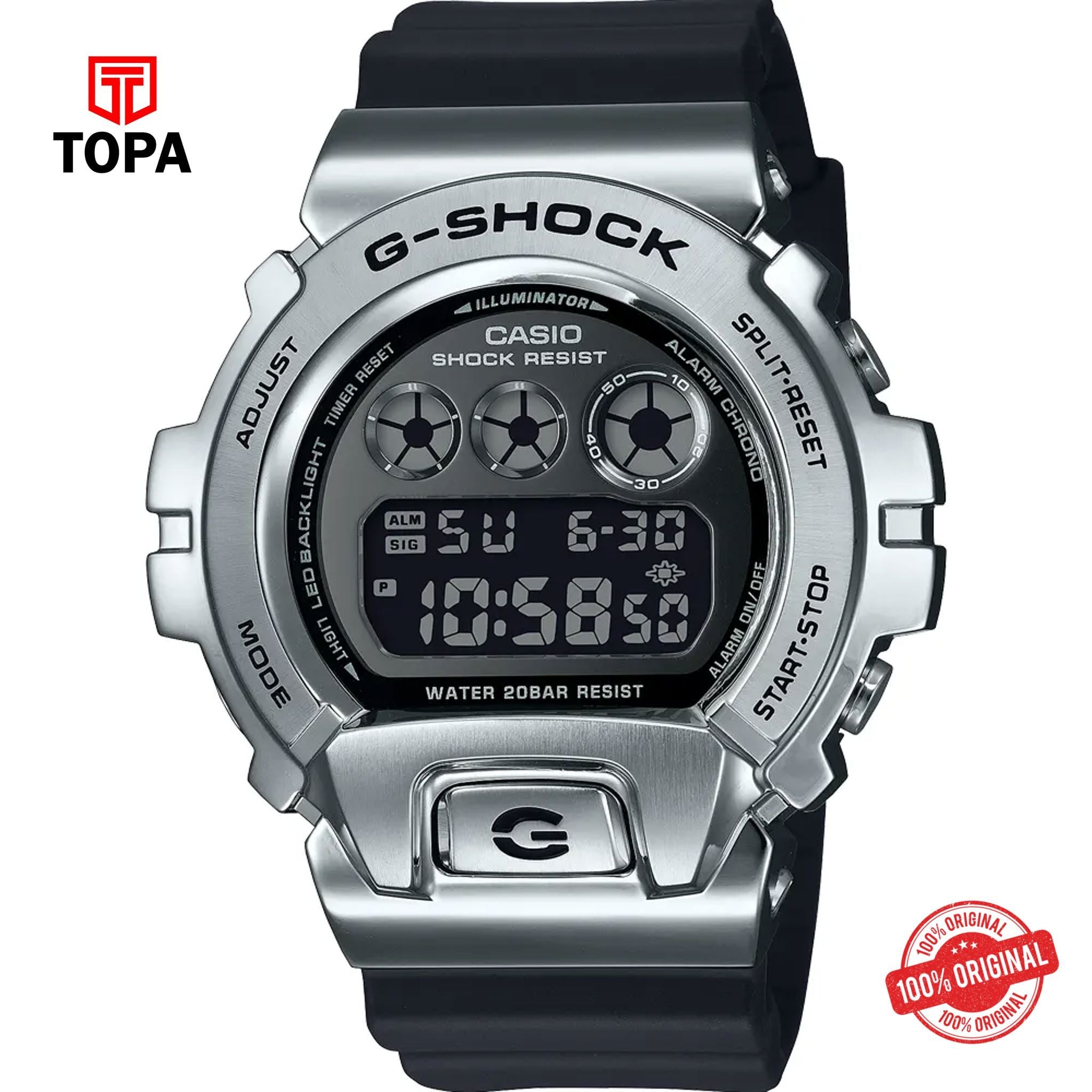 Topa Casio-G-Shock-GW-6900U-1D-Resin-Band-Men-Watch - Product Image 1