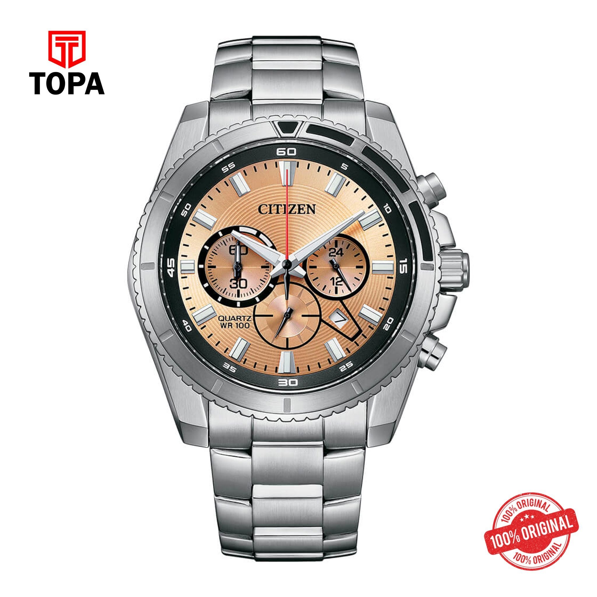 Topa Citizen - AN8200-50X - Quartz Stainless Steel Watch For Men - Product Image 1