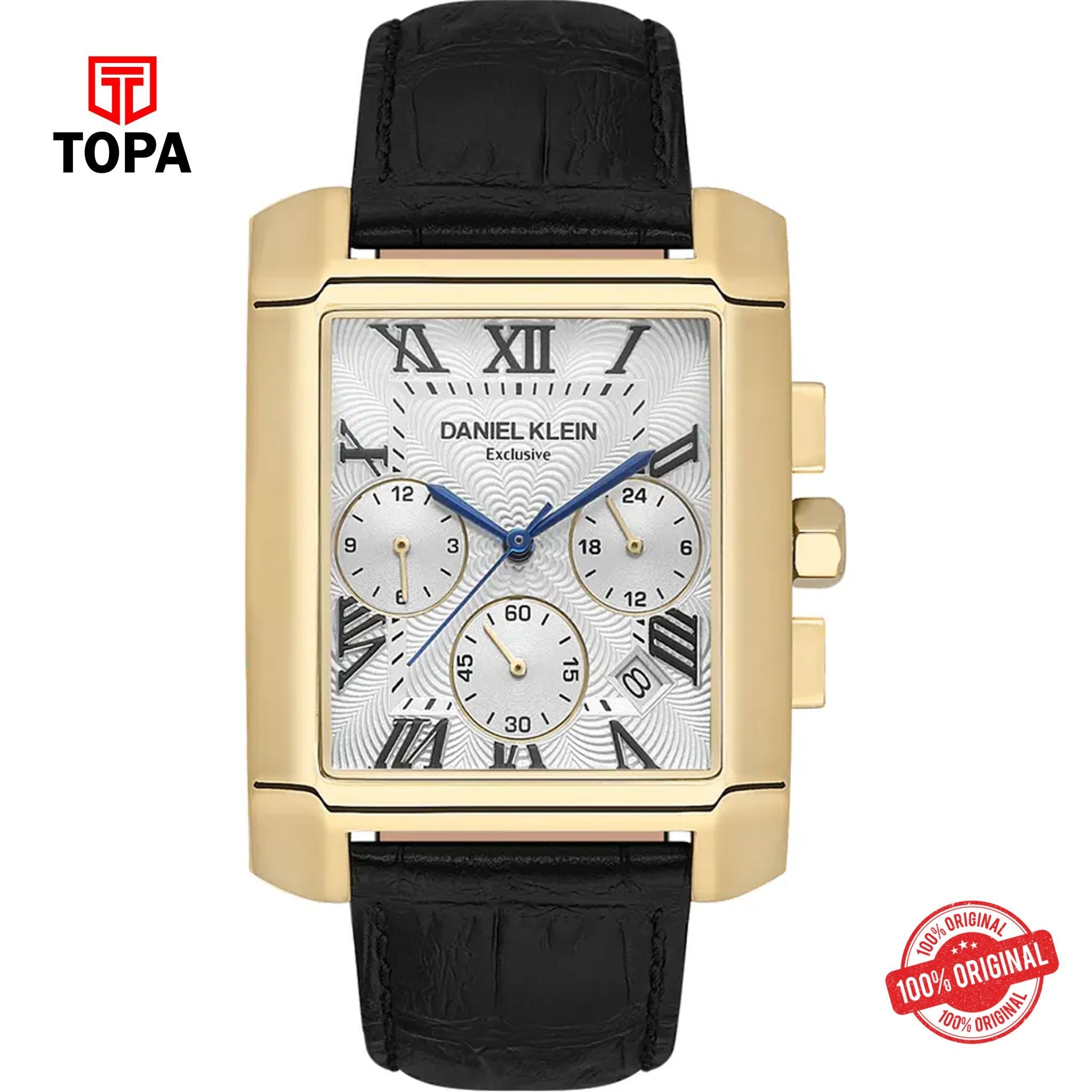Topa Daniel-Klein-DK13748-4-Leather-Band-Men-Watch - Product Image 1