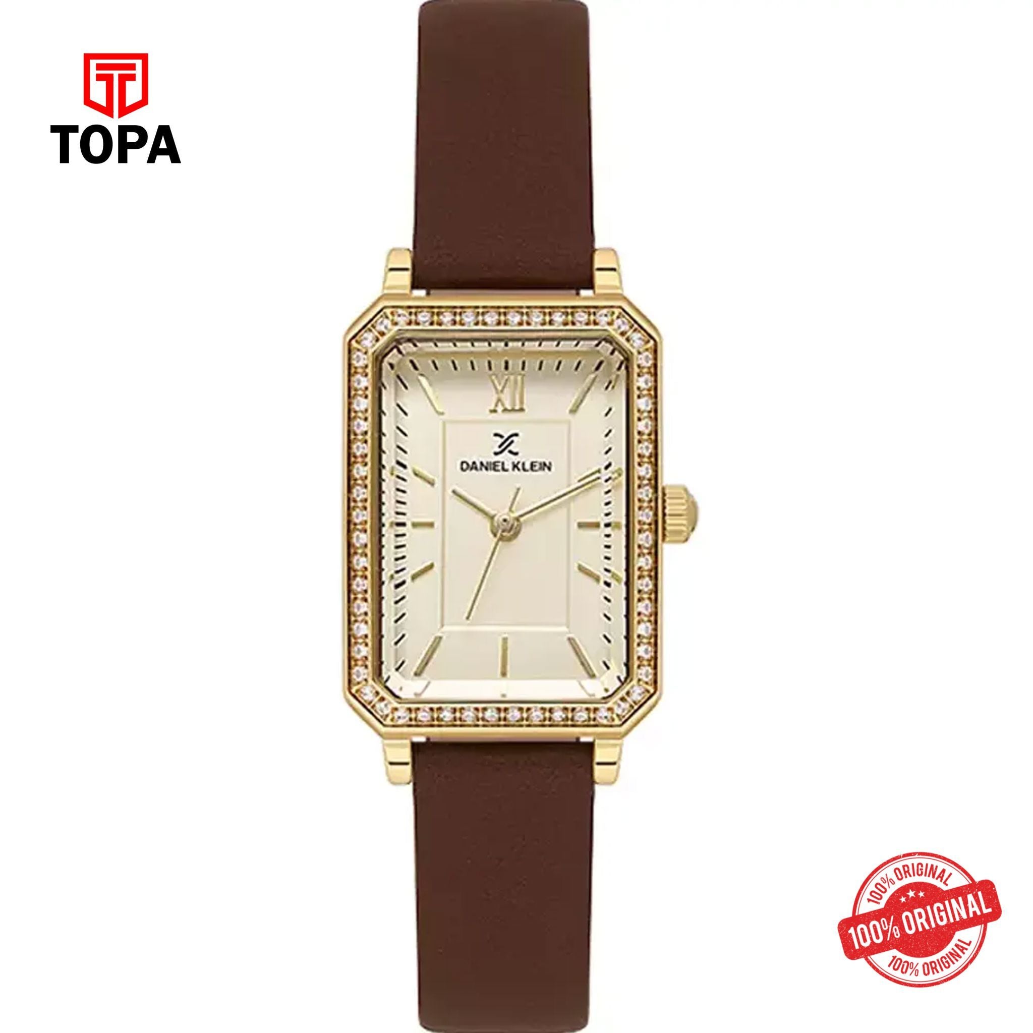 Topa Daniel-Klein-DK13971-2-Leather-Band-Women-Watch - Product Image 1