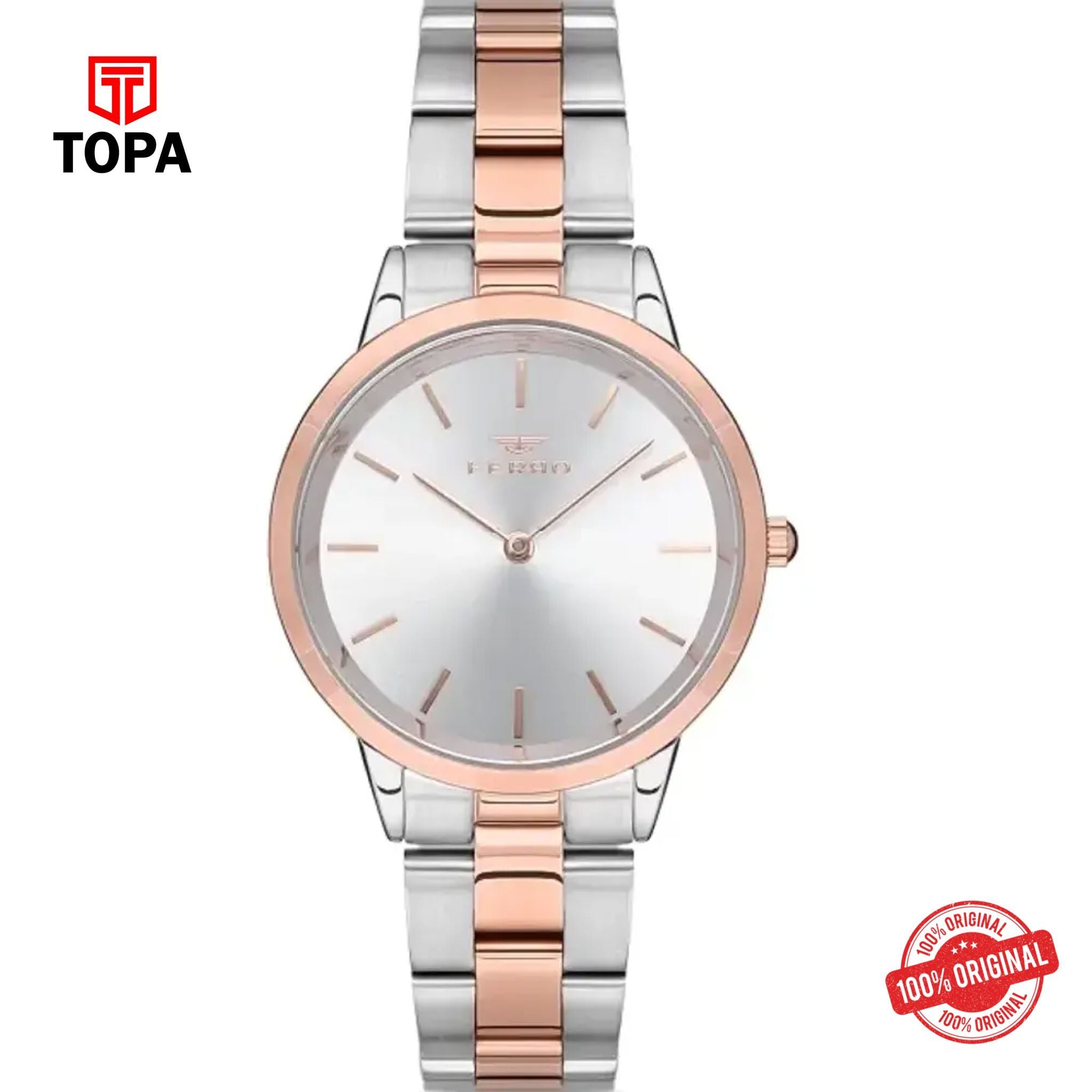 Topa Ferro-F21124A-E-Metal-Band-Women-Watch - Product Image 1