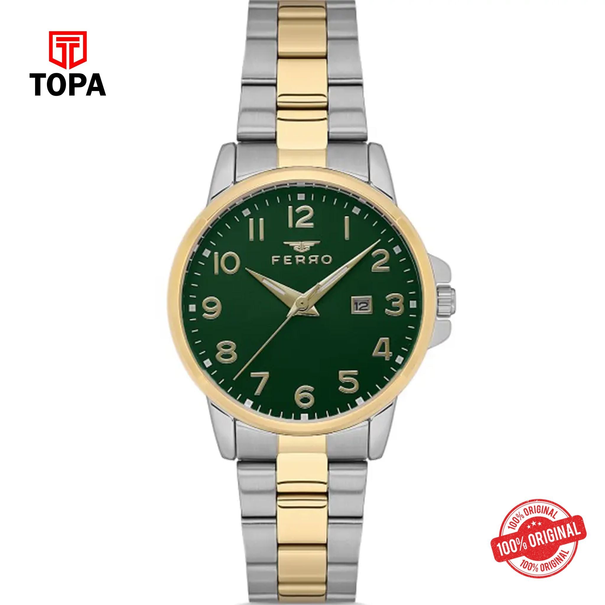 Topa Ferro-FL21393A-D6-Metal-Band-Women-Watch - Product Image 1