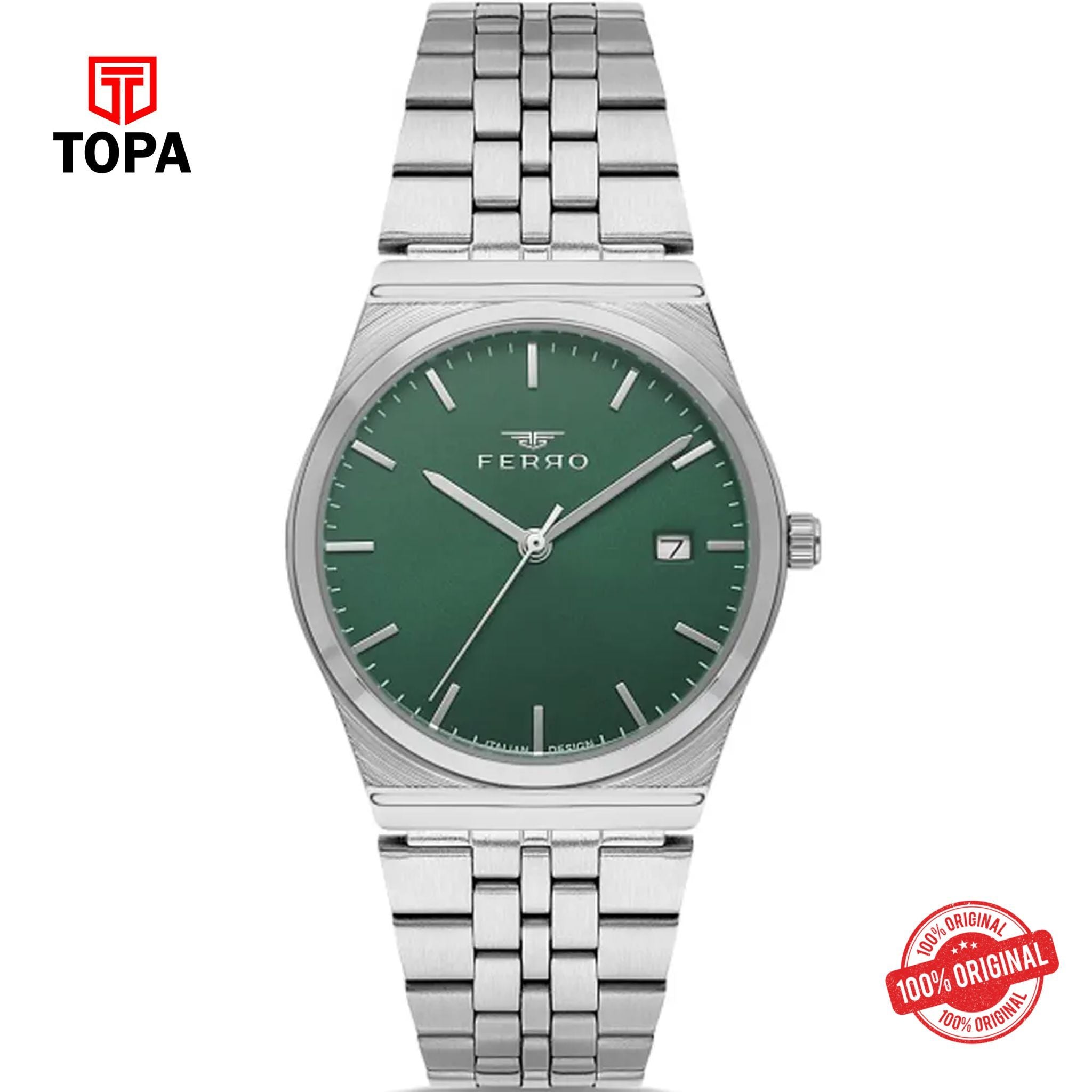 Topa Ferro-FL21591A-A6-Metal-Band-Women-Watch - Product Image 1