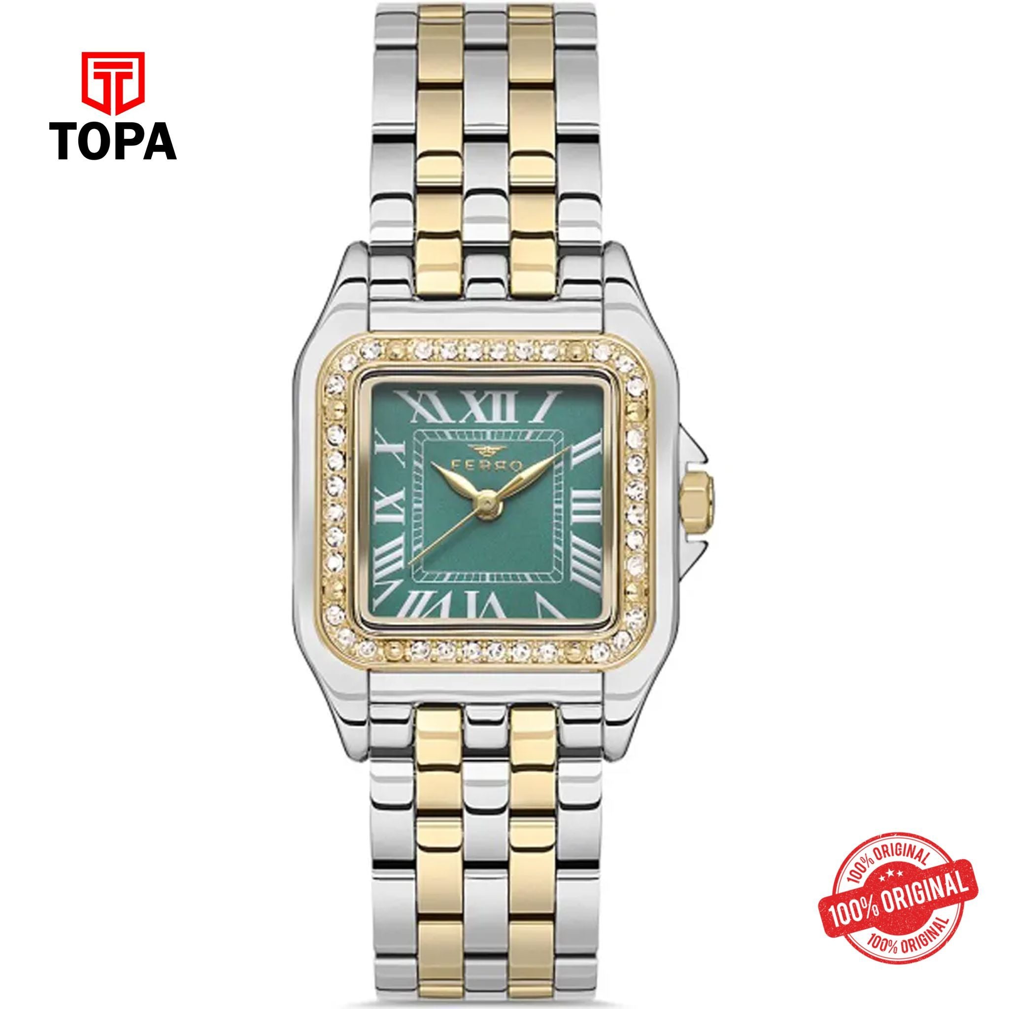 Topa Ferro-FL40112A-D6-Metal-Band-Women-Watch - Product Image 1