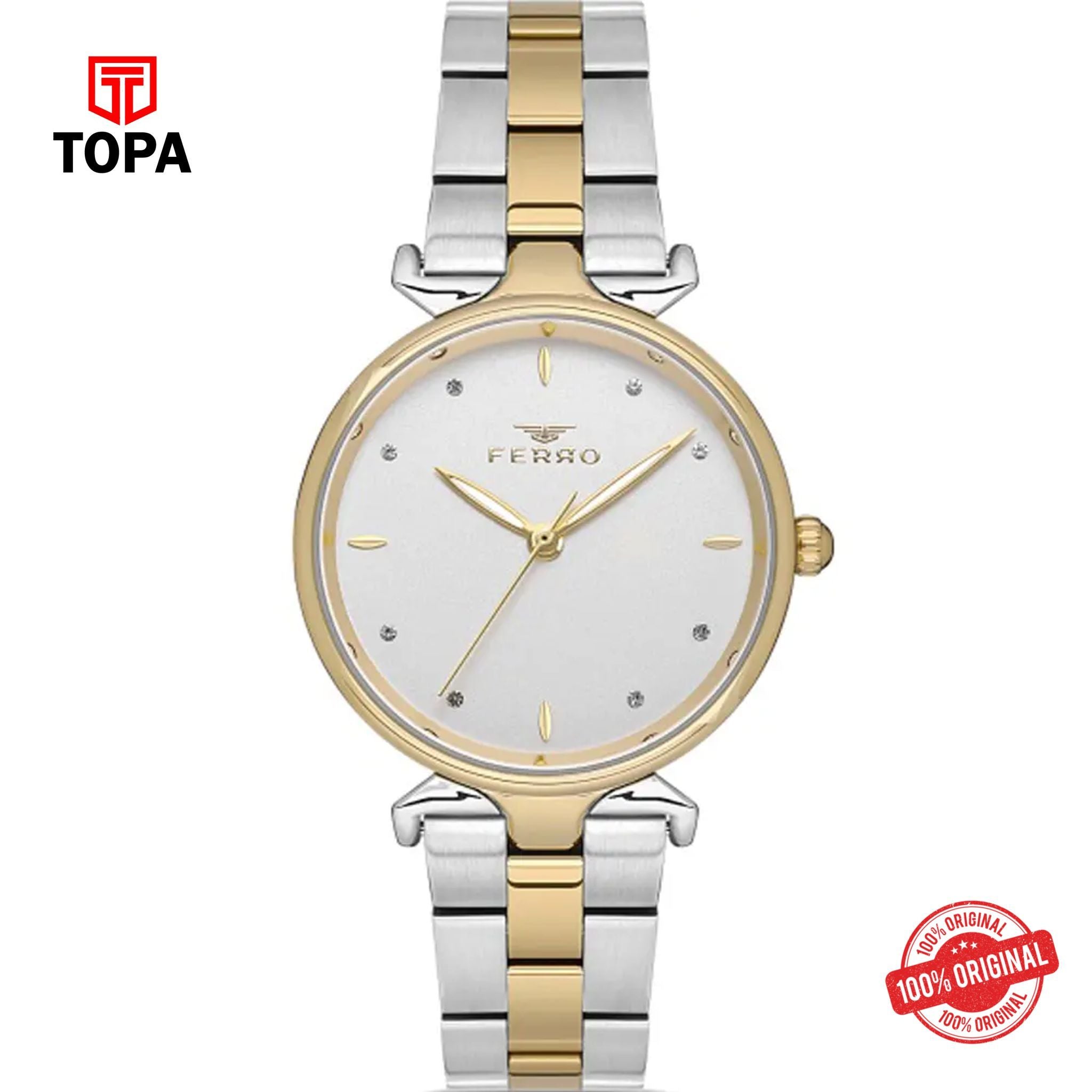 Topa Ferro-FL40115A-D-Metal-Band-Women-Watch - Product Image 1