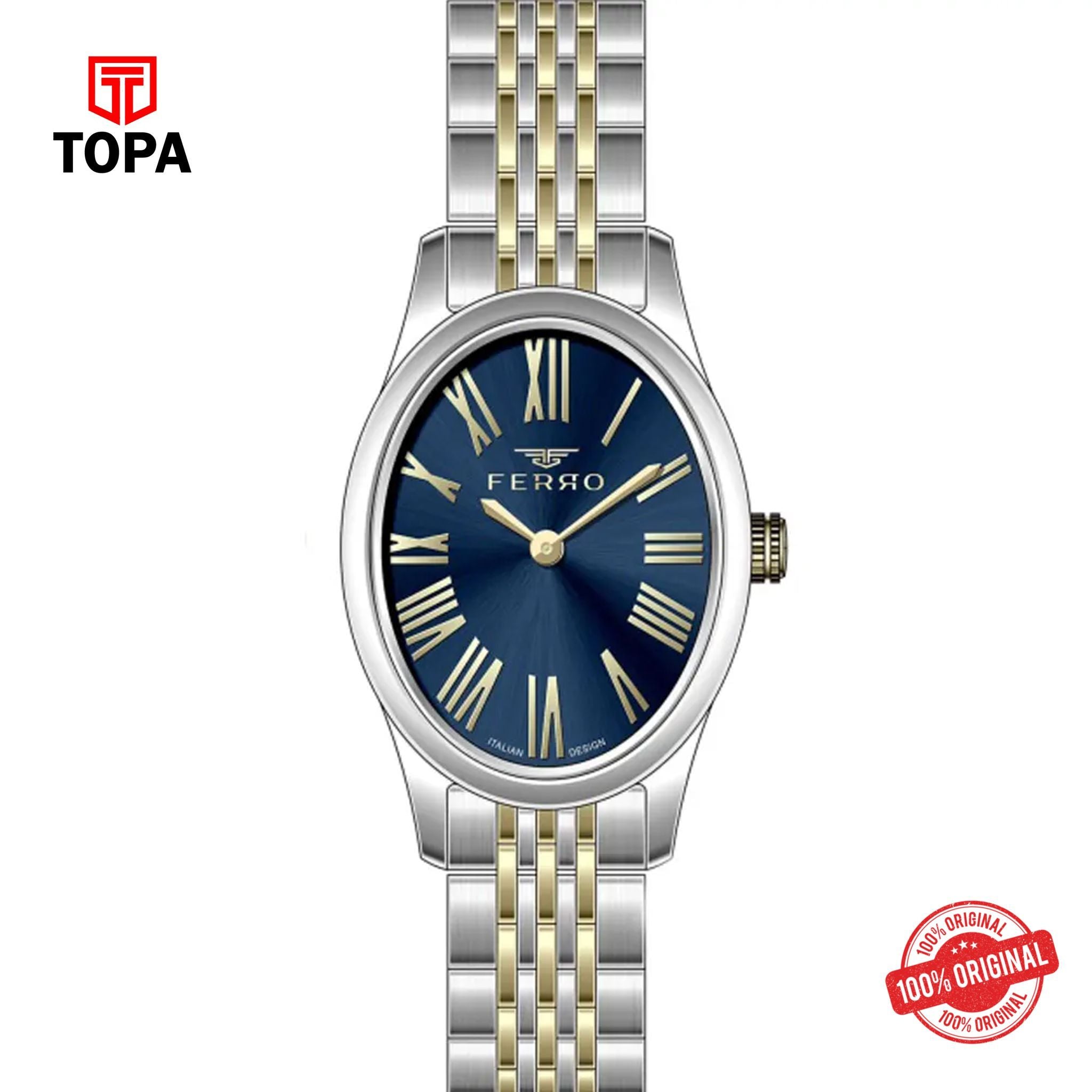 Topa Ferro-FL40145A-D3-Metal-Band-Women-Watch - Product Image 1