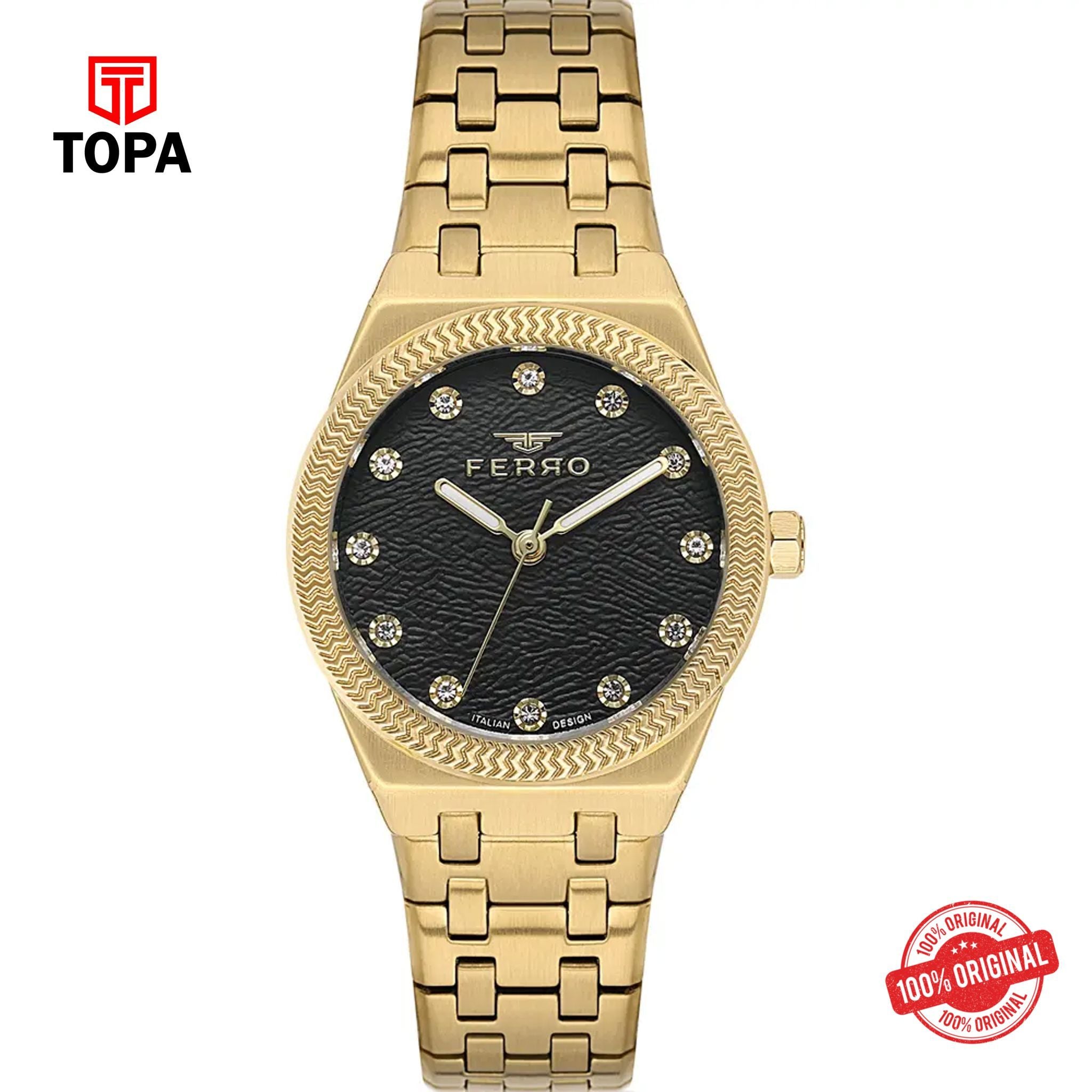 Topa Ferro-FL40146A-B2-Metal-Band-Women-Watch - Product Image 1