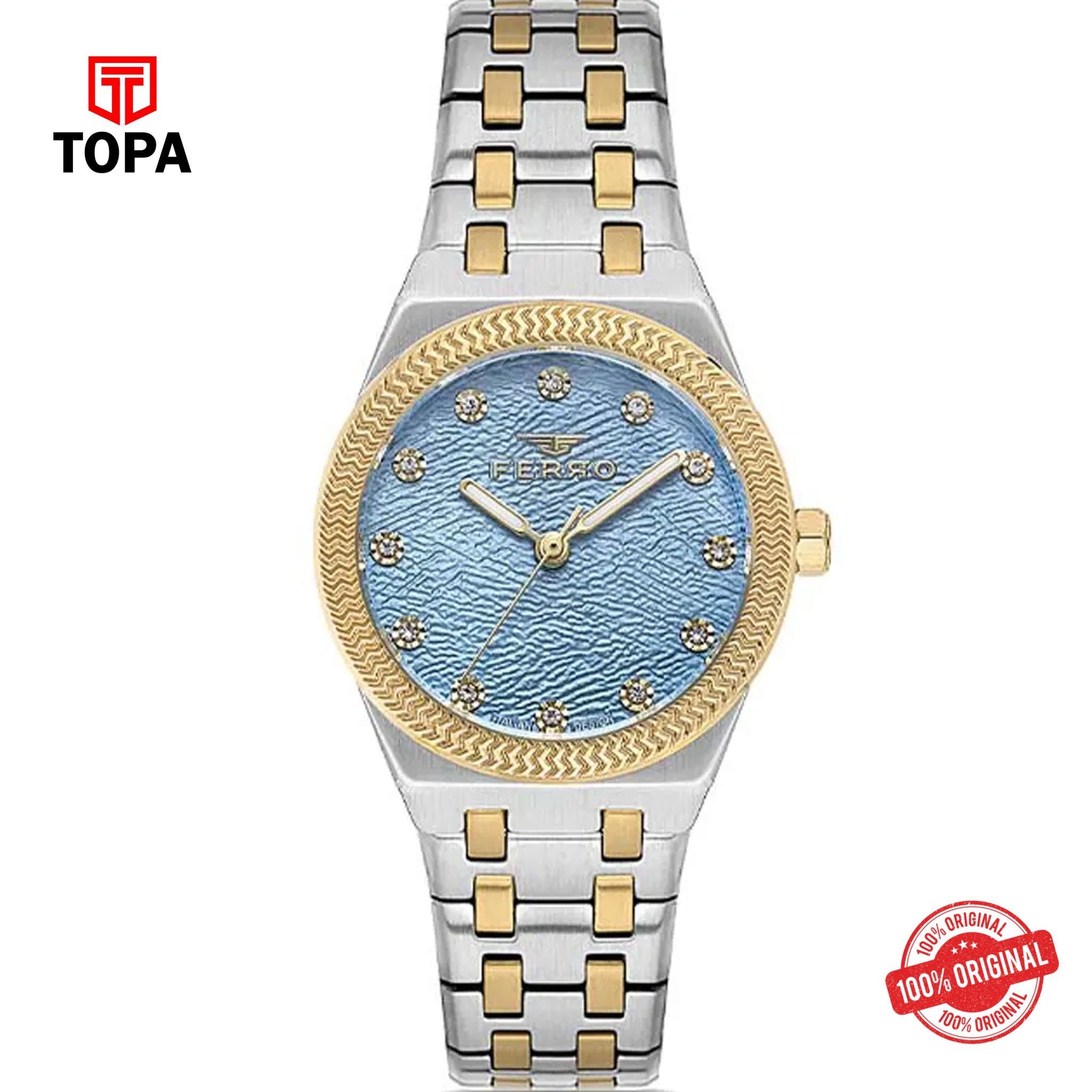 Topa Ferro-FL40146A-D3-Metal-Band-Women-Watch - Product Image 1