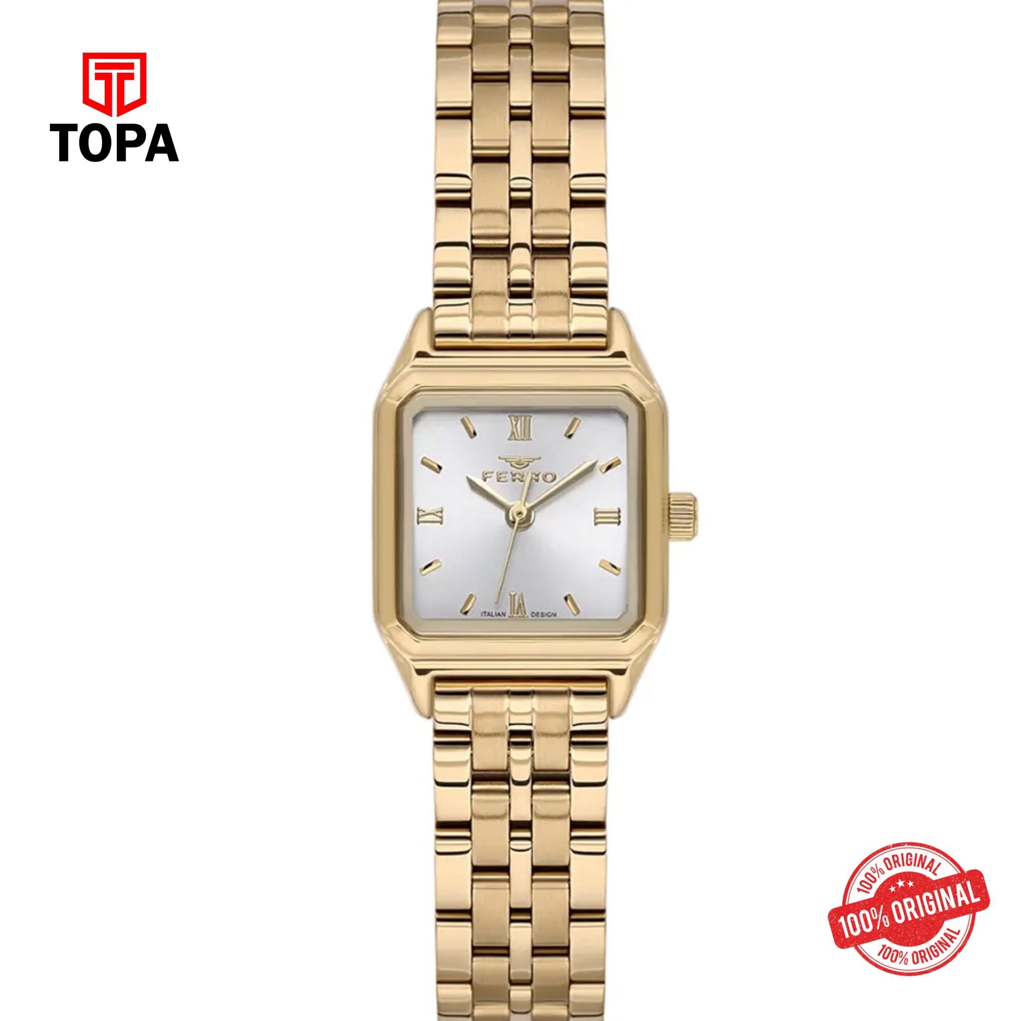 Topa Ferro-FL40148A-B-Metal-Band-Women-Watch - Product Image 1
