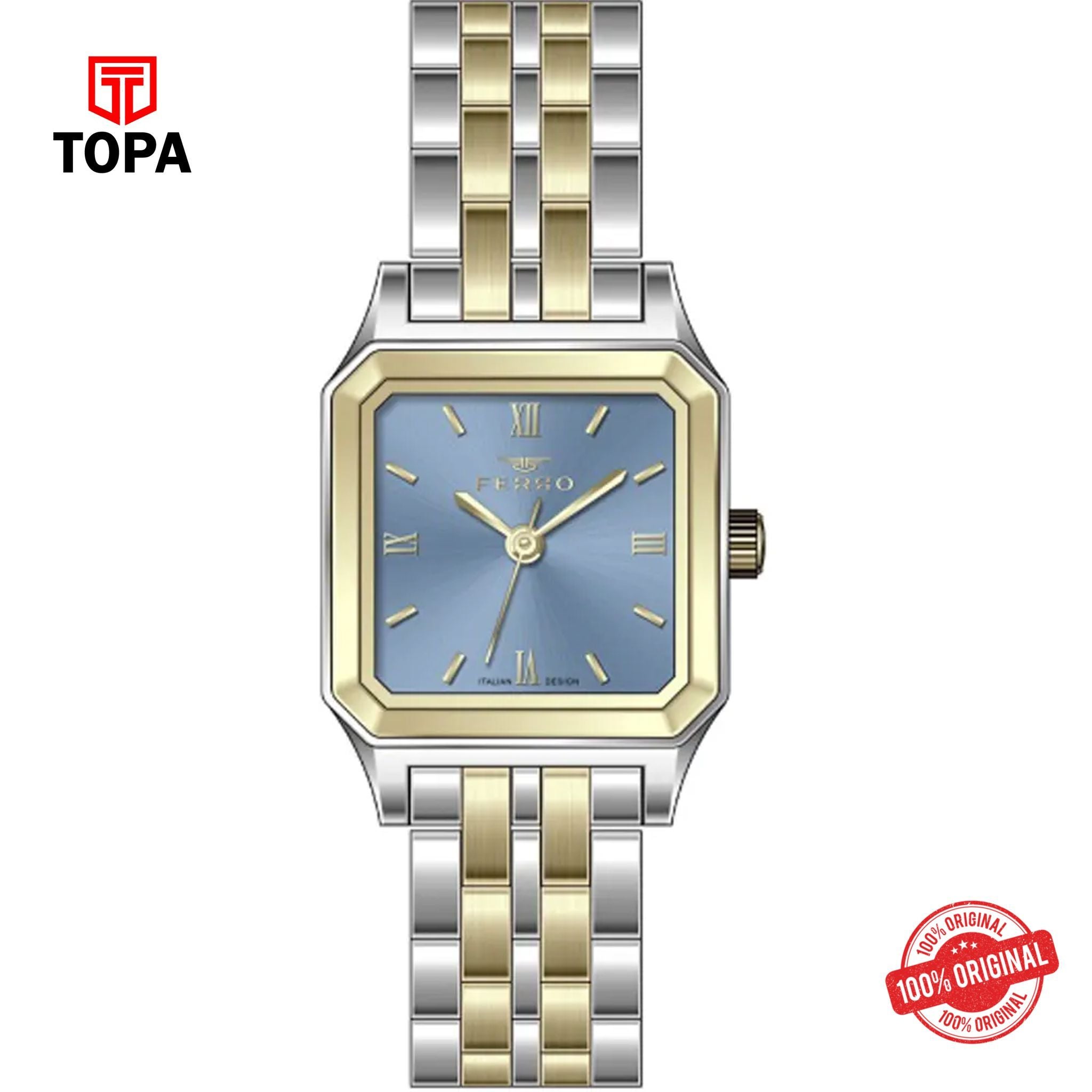Topa Ferro-FL40148A-D3-Metal-Band-Women-Watch - Product Image 1