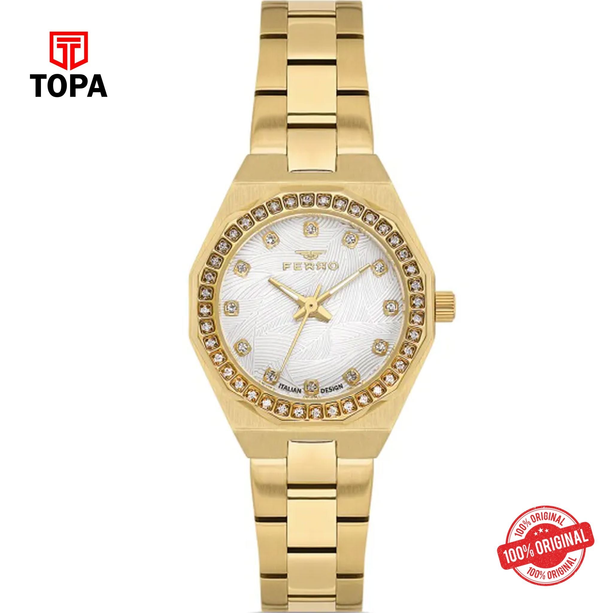 Topa Ferro-FL43014A-B-Metal-Band-Women-Watch - Product Image 1