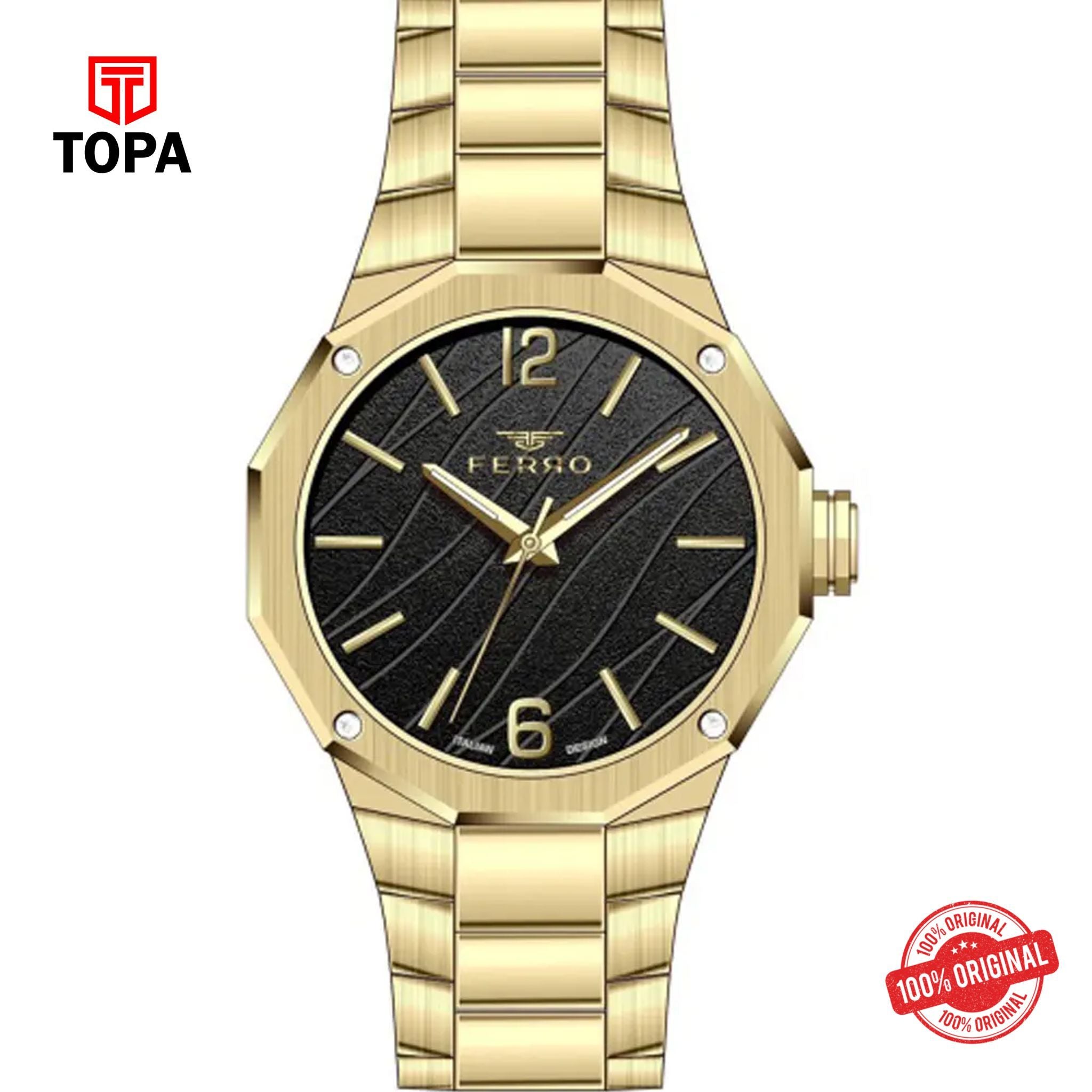 Topa Ferro-FL43018A-B2-Metal-Band-Women-Watch - Product Image 1