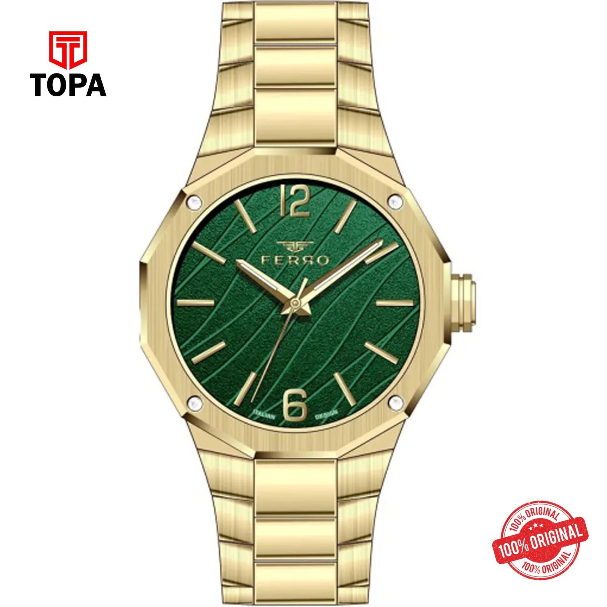 Topa Ferro-FL43018A-B8-Metal-Band-Women-Watch - Product Image 1