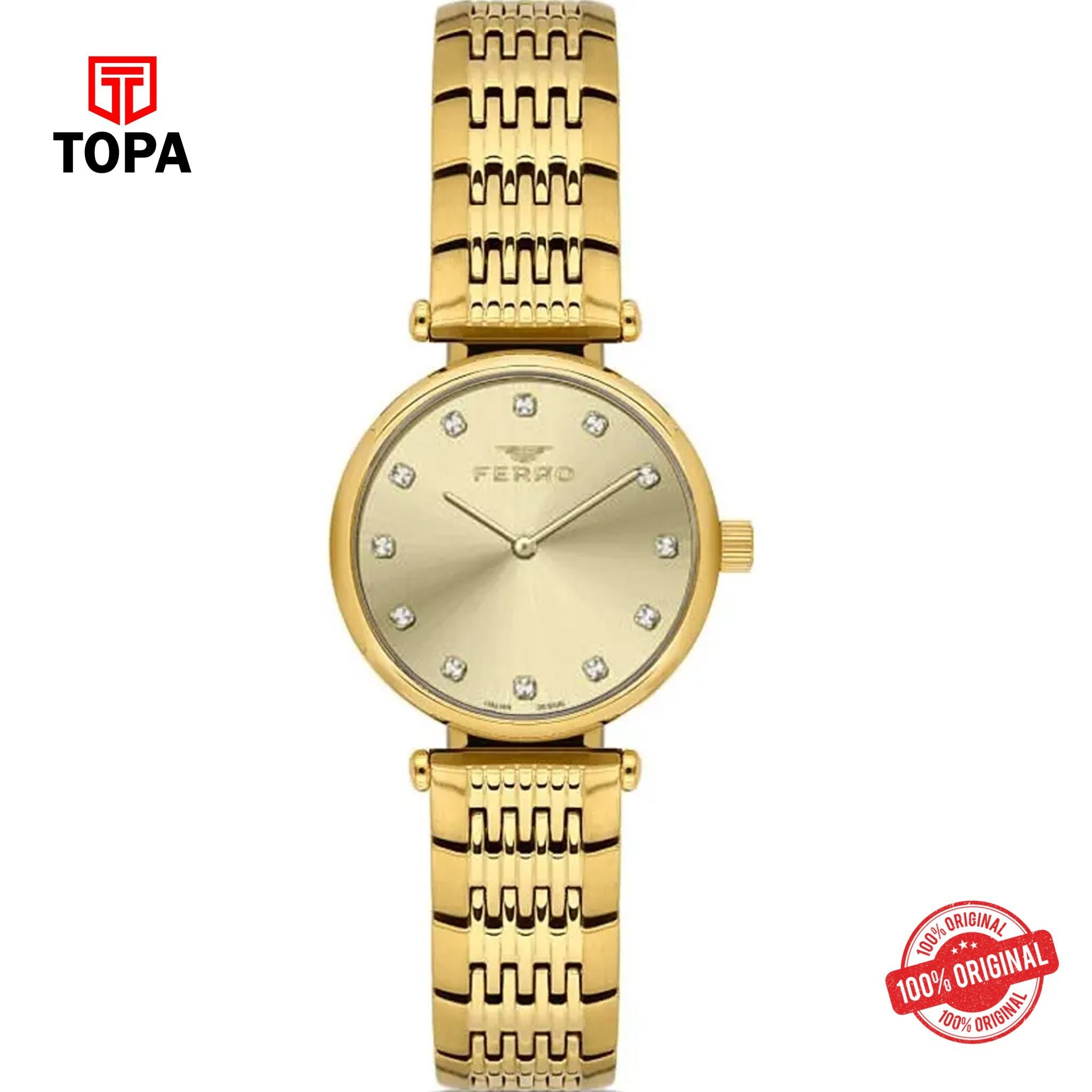 Topa Ferro-FL43020A-B4-Metal-Band-Women-Watch - Product Image 1