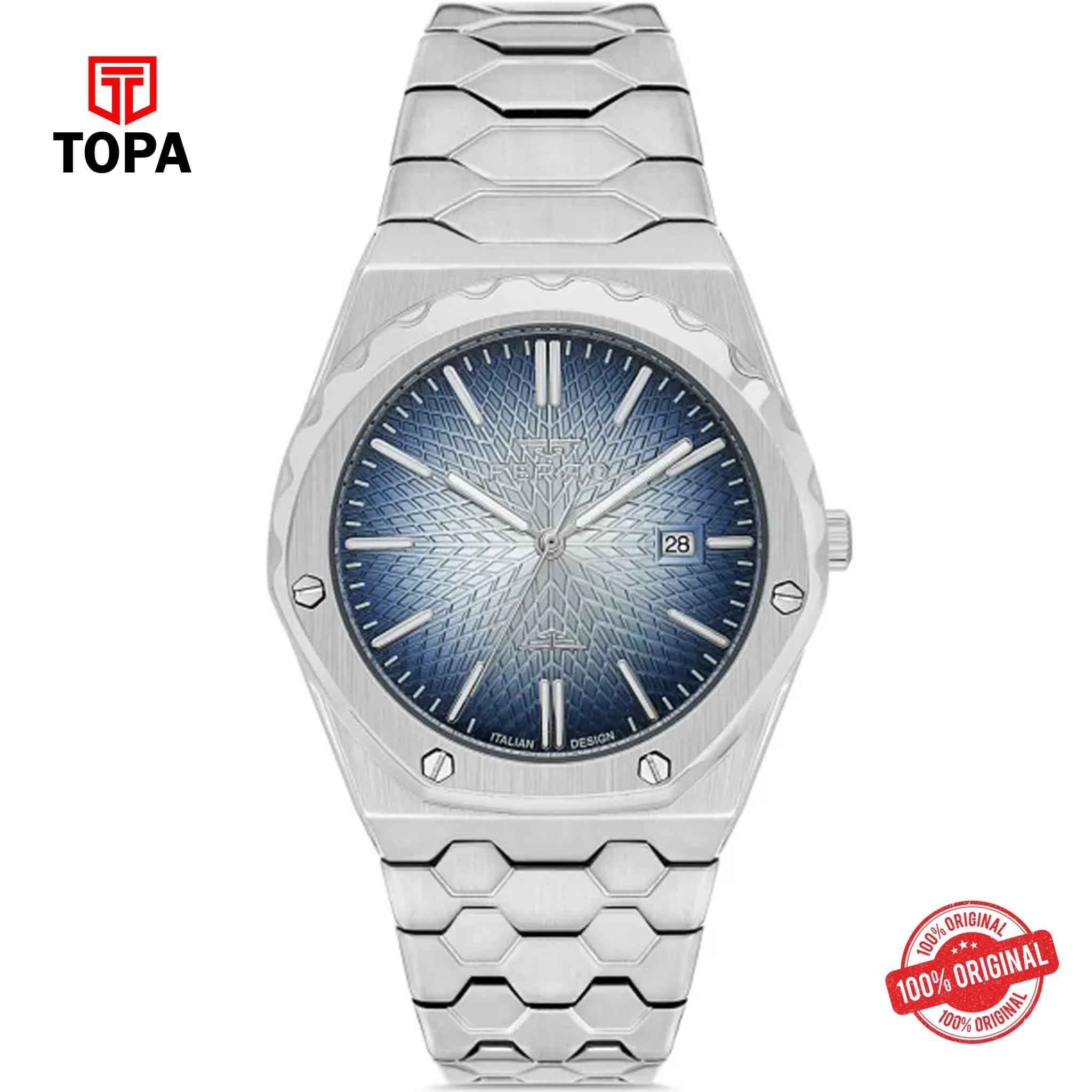 Topa Ferro-FM40133A-A3-Metal-Band-Men-Watch - Product Image 1