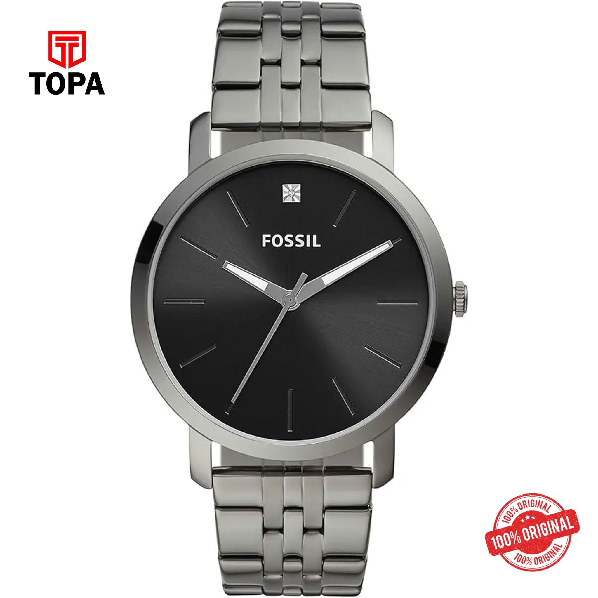 Topa Fossil-BQ-2419-Lux-Luther-Metal-Band-Men-Watch - Product Image 1