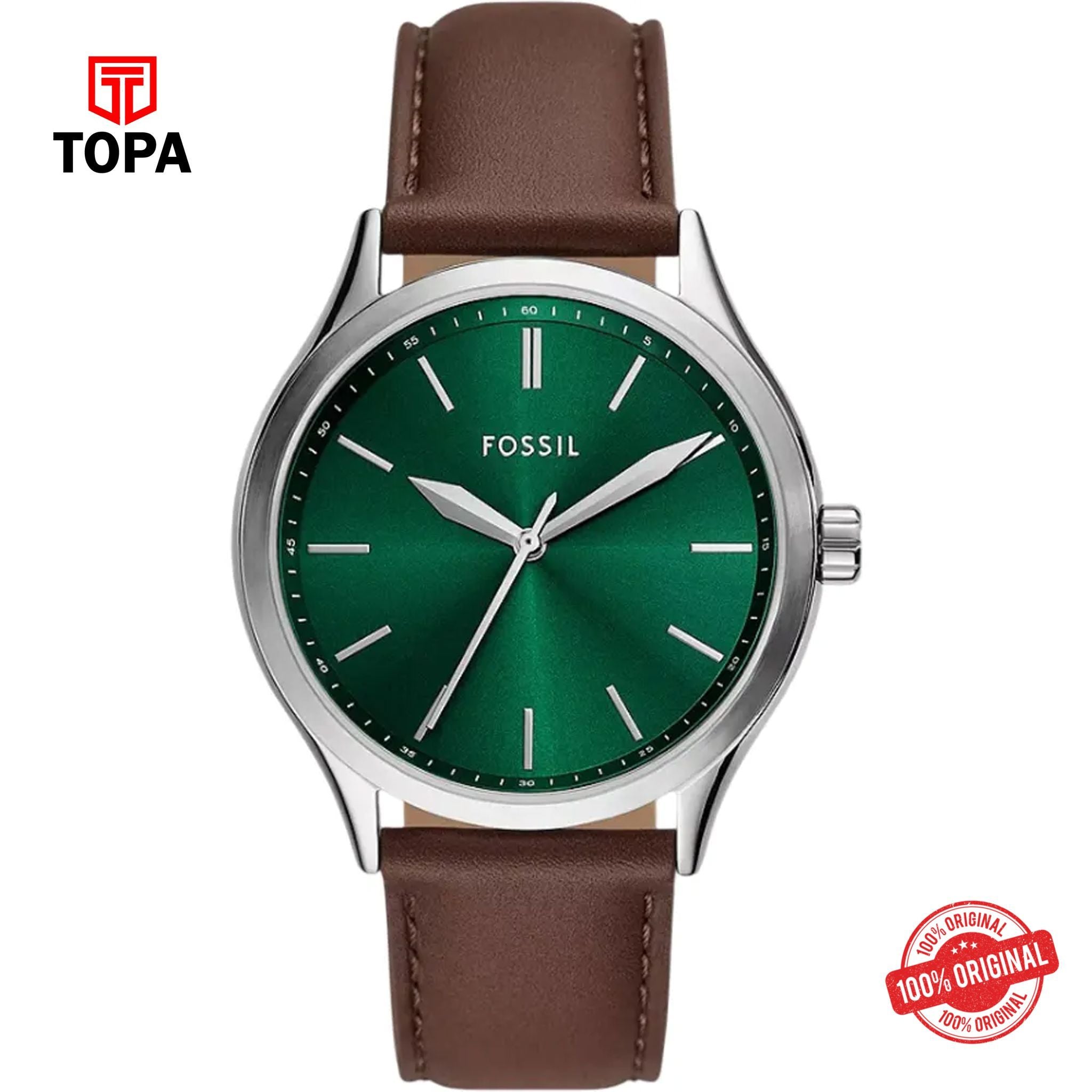 Topa Fossil-BQ-2864-Fenmore-Leather-Band-Men-Watch - Product Image 1