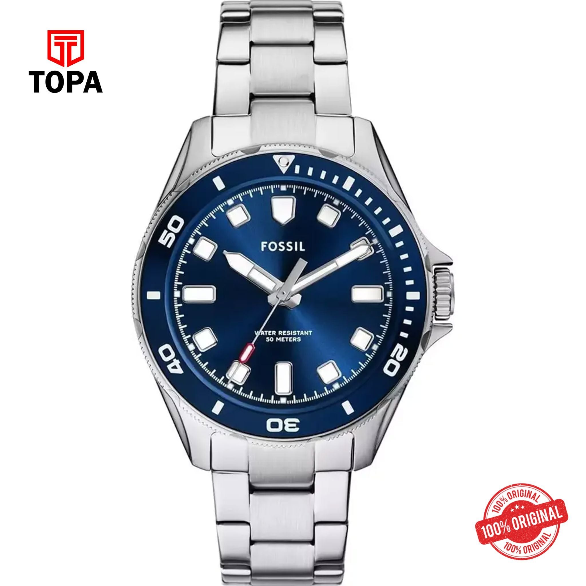 Topa Fossil-BQ-2881-Dalton-Metal-Band-Men-Watch - Product Image 1