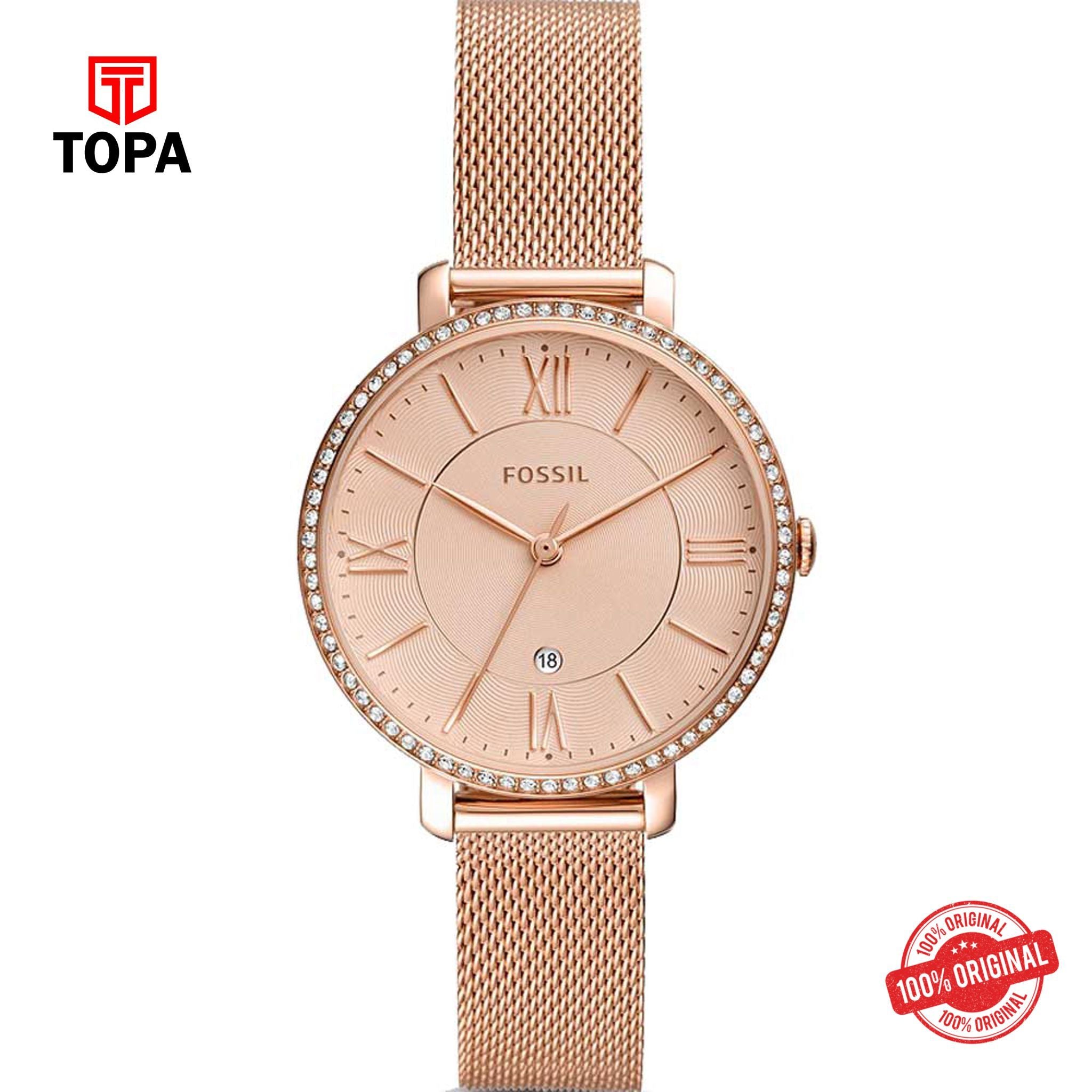 Topa Fossil-ES-4628-Stainless-Steel-Woman-Watch - Product Image 1