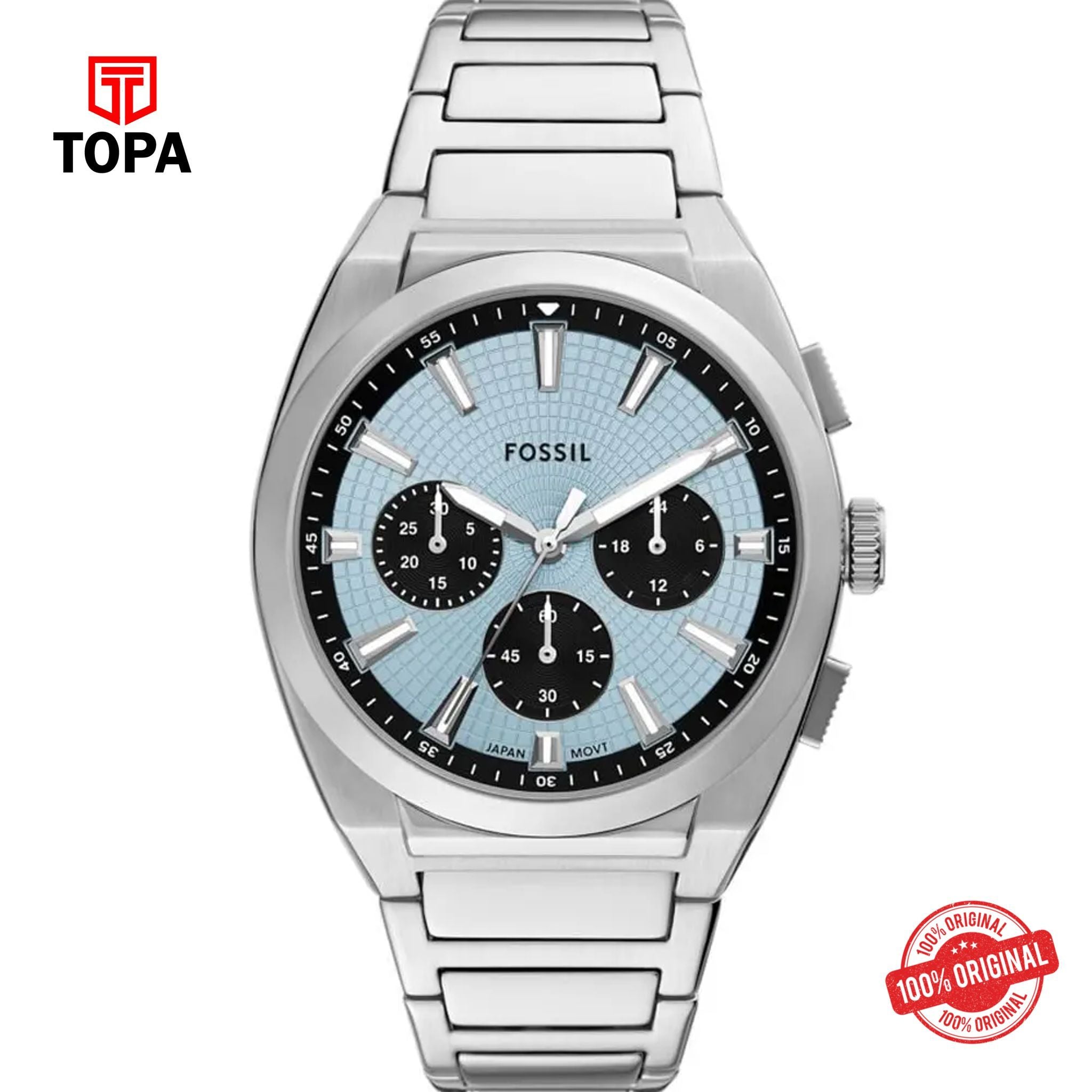 Topa Fossil-FS-6105-Everett-Metal-Band-Men-Watch - Product Image 1