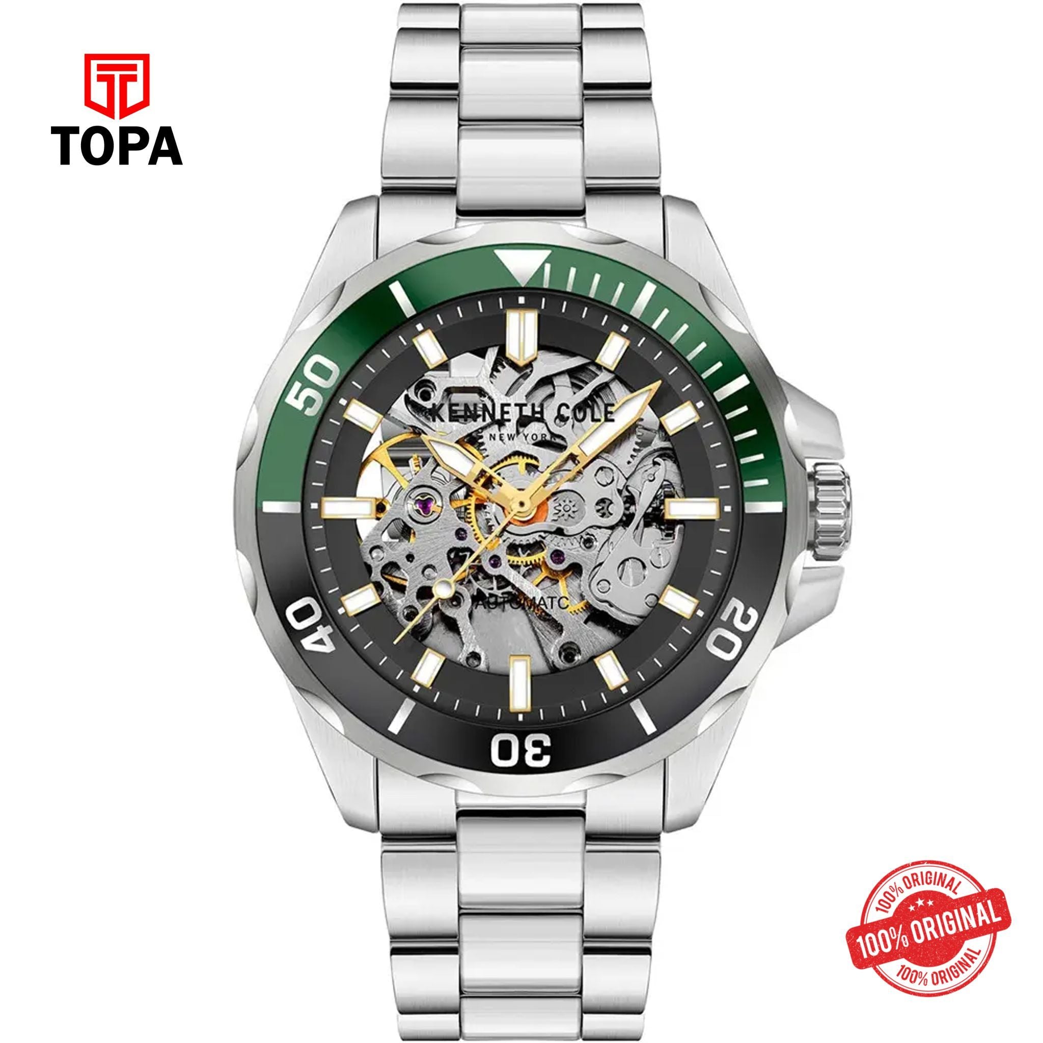 Topa Kenneth-Cole-KCWGL2104301-Metal-Band-Men-Watch - Product Image 1