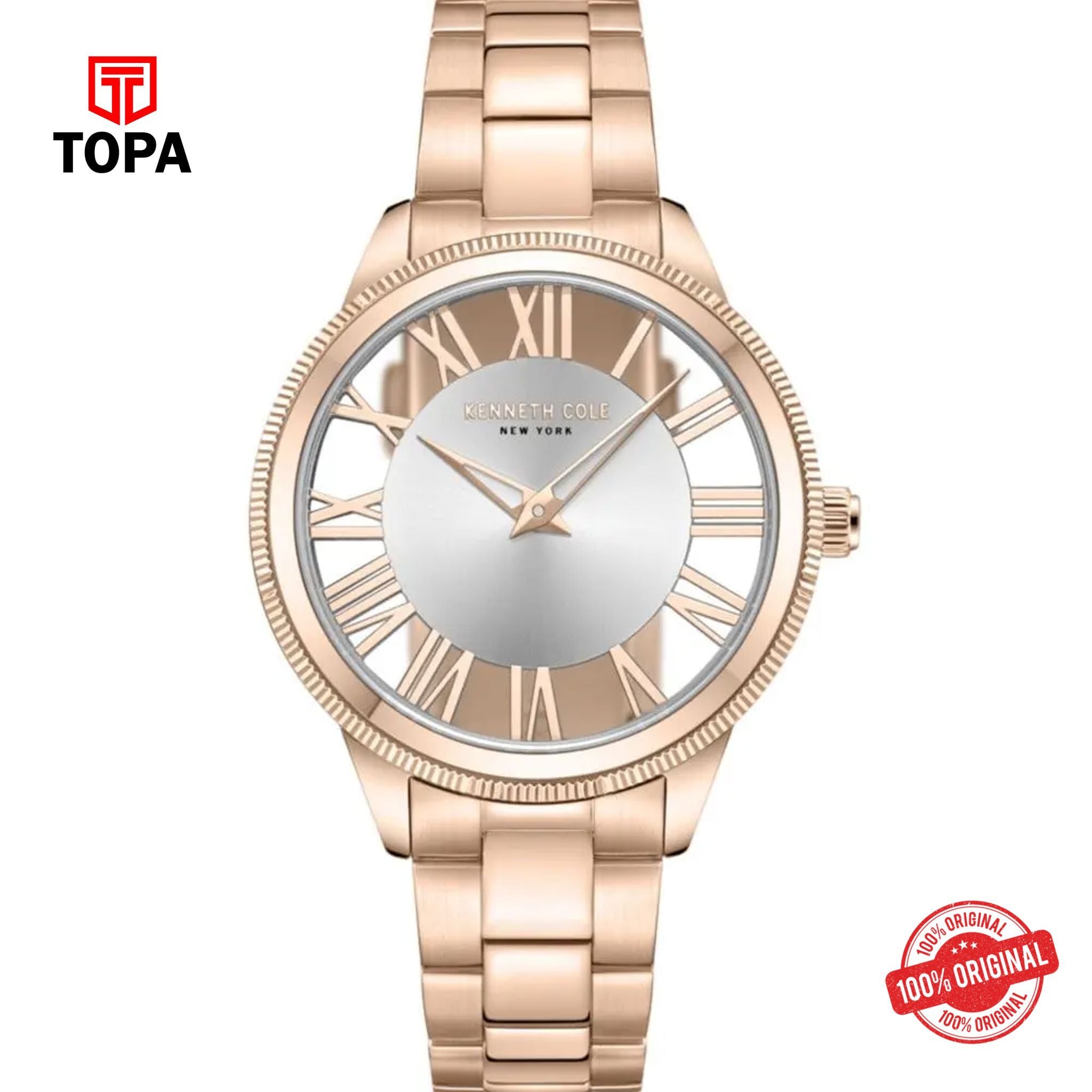 Topa Kenneth-Cole-KCWLG0017603-Metal-Band-Women-Watch - Product Image 1