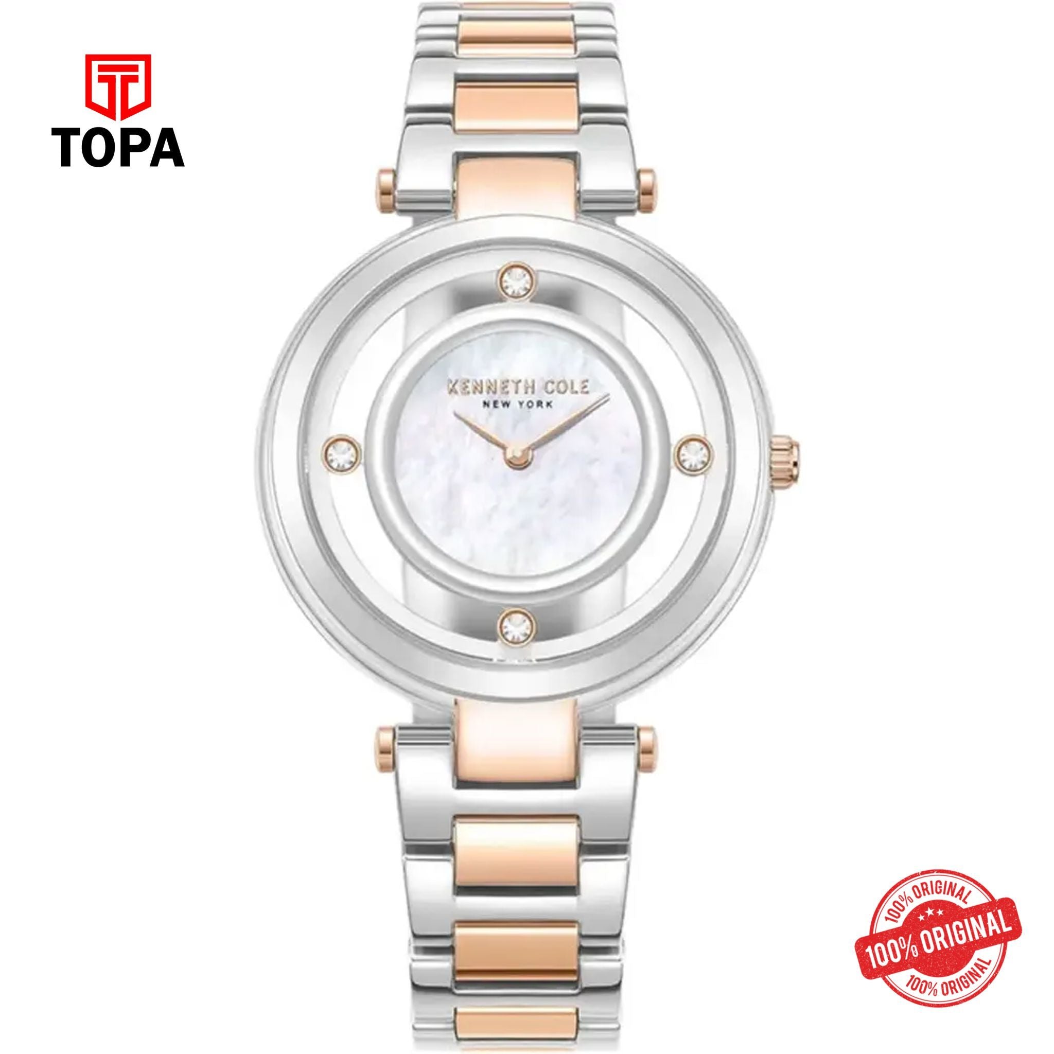 Topa Kenneth-Cole-KCWLG0027001-Metal-Band-Women-Watch - Product Image 1