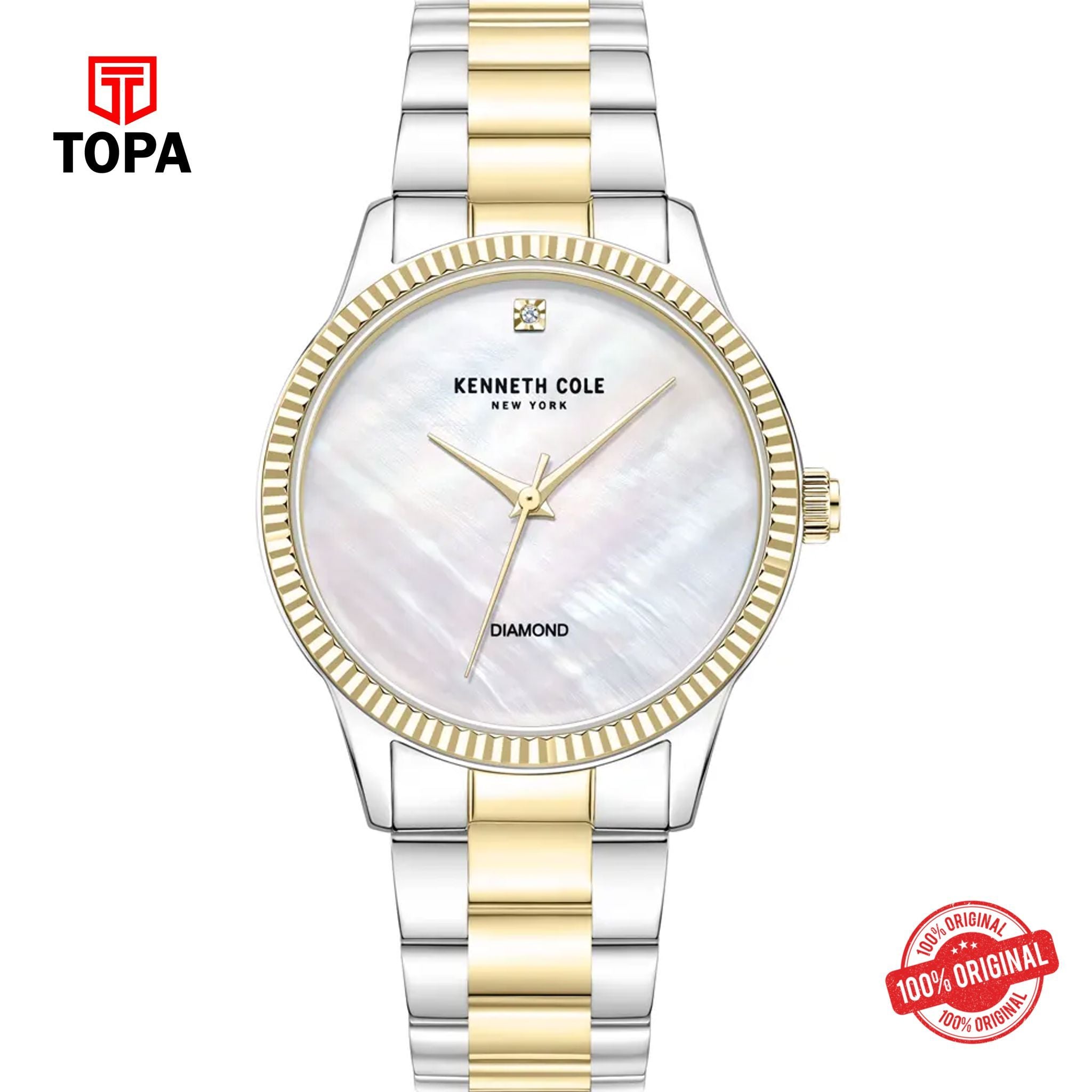 Topa Kenneth-Cole-KCWLG0032603-Metal-Band-Women-Watch - Product Image 1