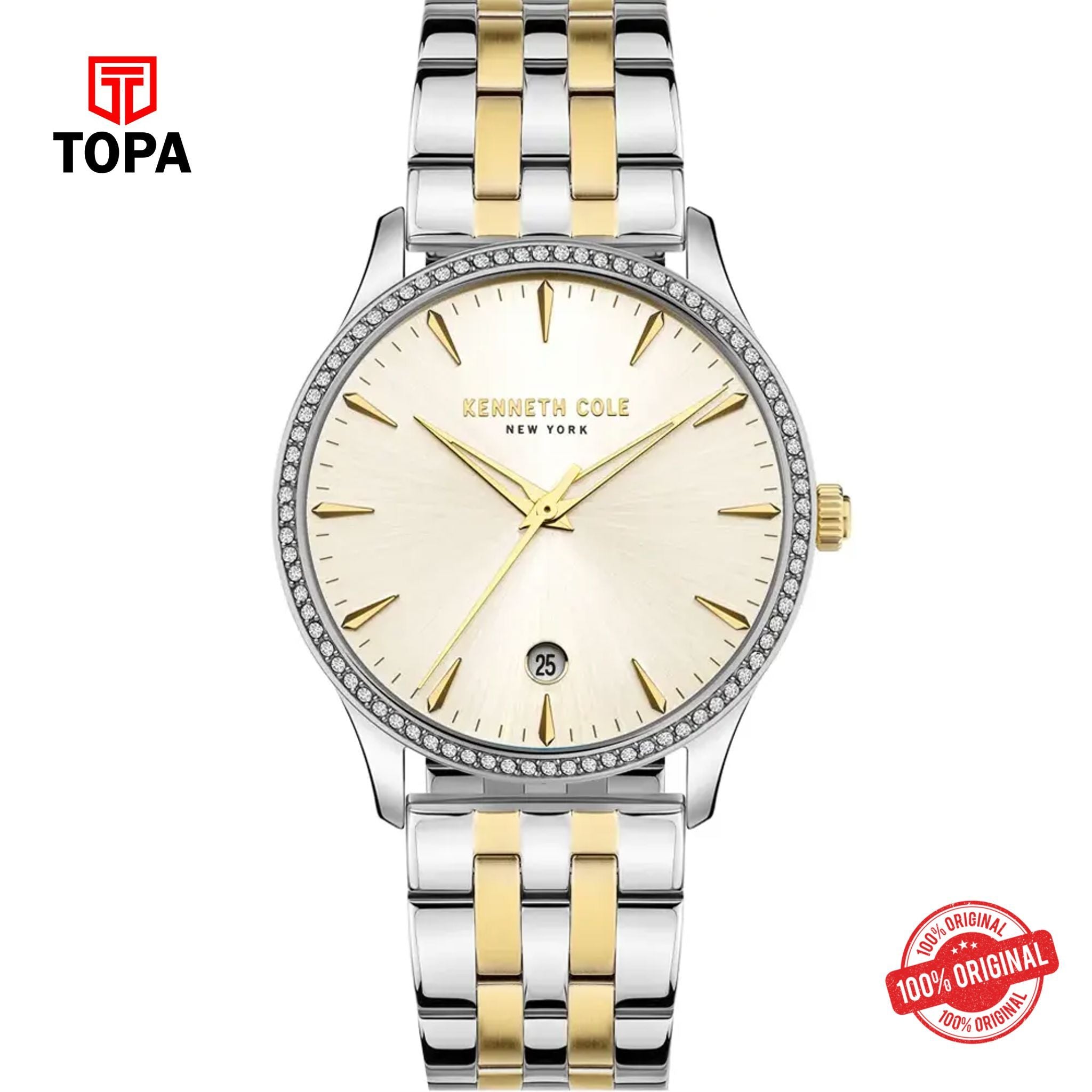 Topa Kenneth-Cole-KCWLH2126002-Metal-Band-Women-Watch - Product Image 1