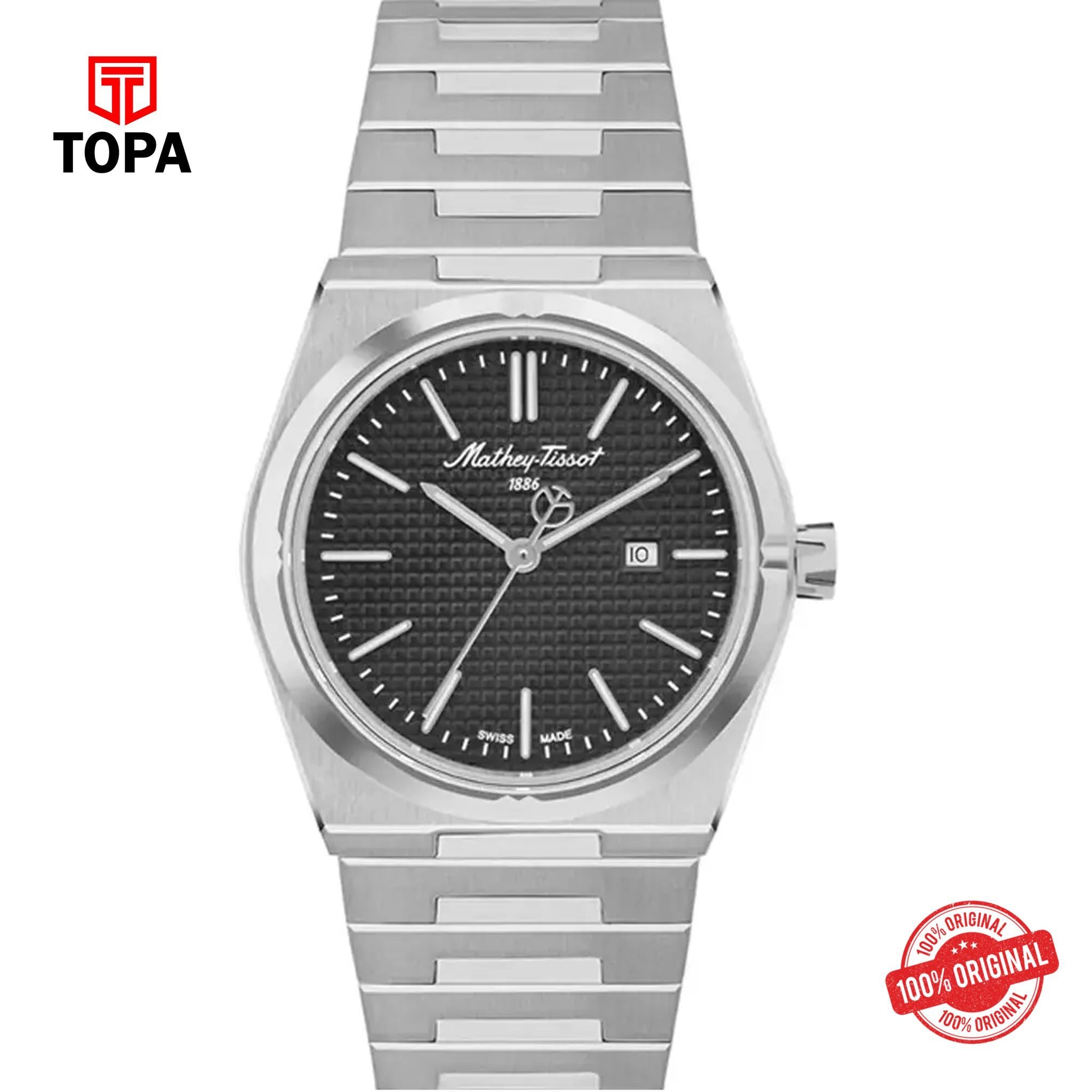 Topa Mathey-Tissot-D117AN-Metal-Band-Women-Watch - Product Image 1