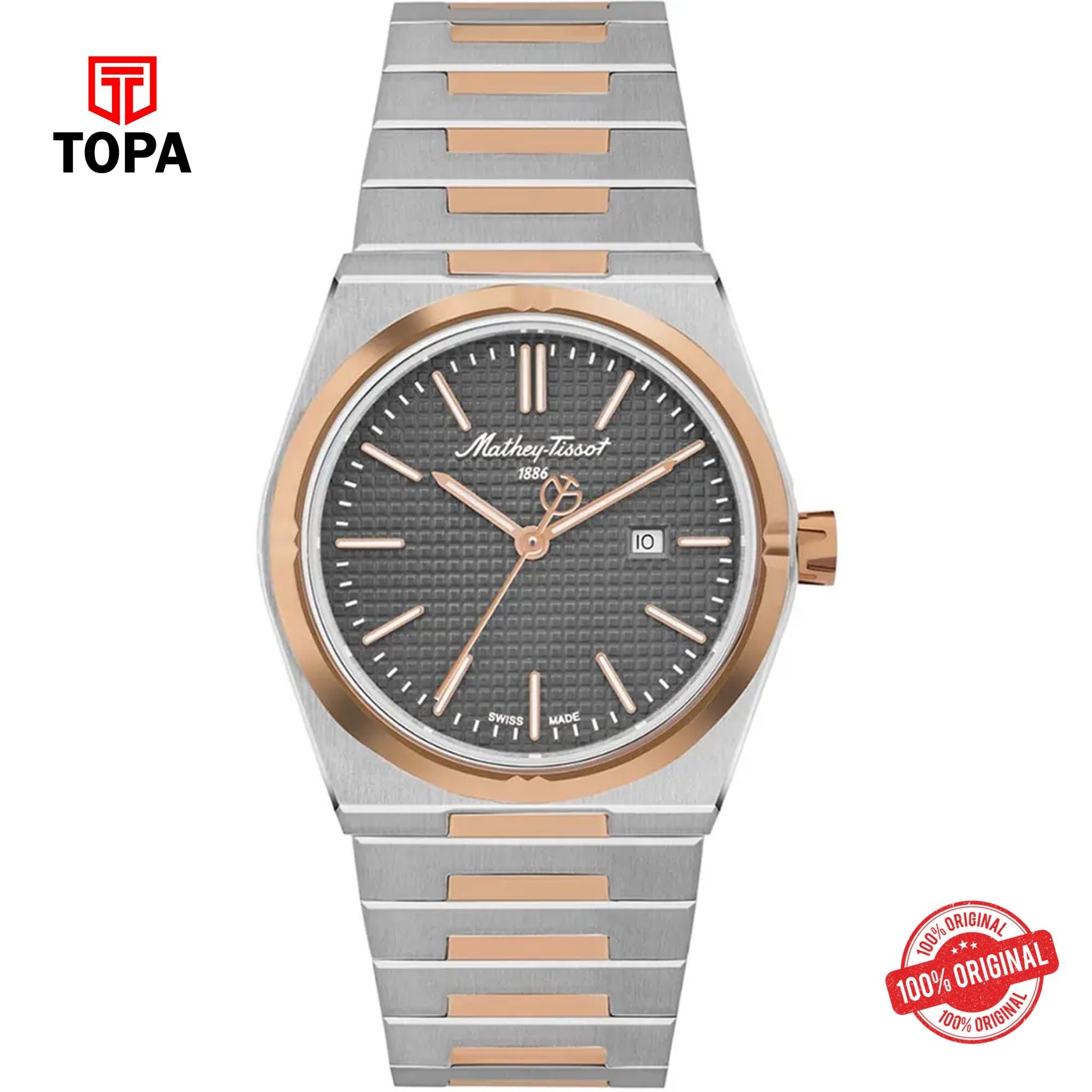Topa Mathey-Tissot-D117RS-Metal-Band-Women-Watch - Product Image 1