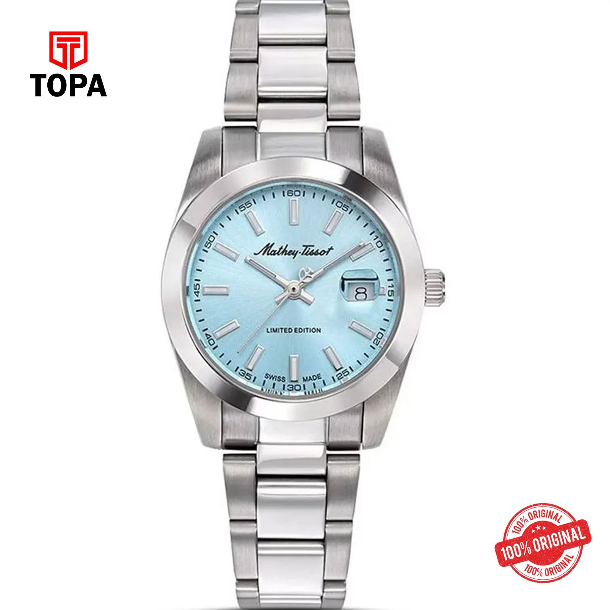 Topa Mathey-Tissot-D451BU-Metal-Band-Women-Watch - Product Image 1