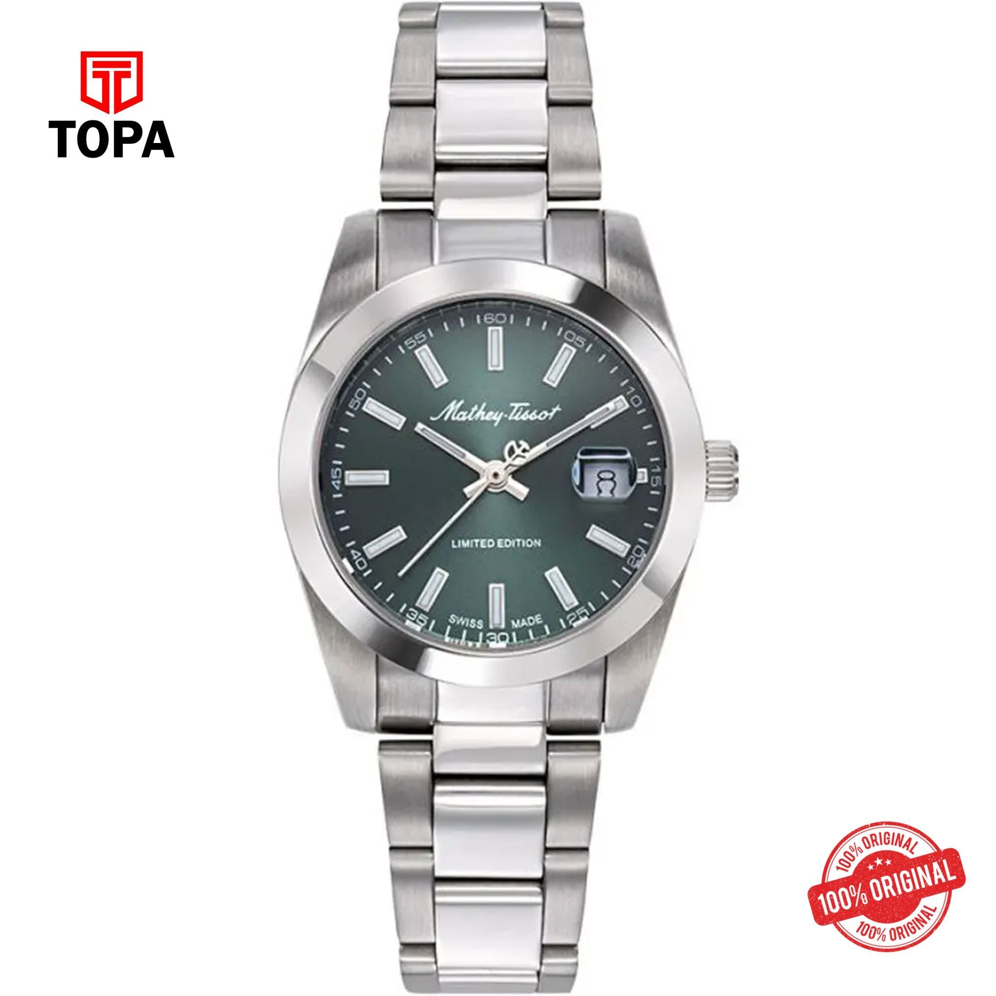 Topa Mathey-Tissot-D451VE-Sunray-Metal-Band-Women-Watch - Product Image 1