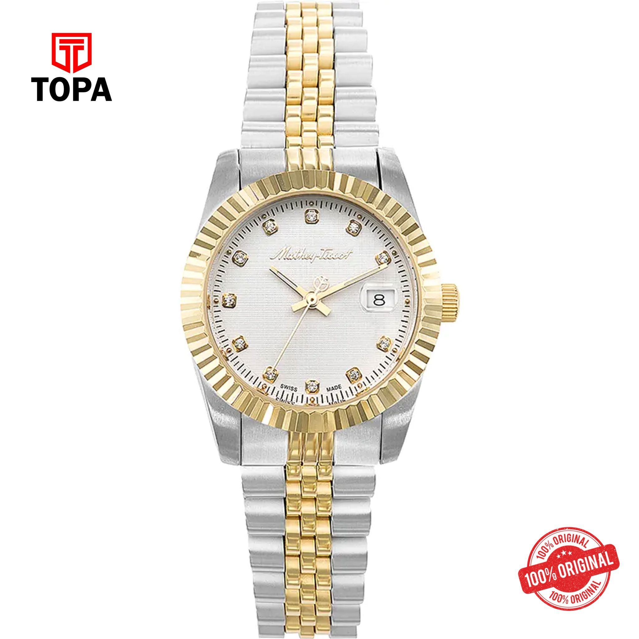 Topa Mathey-Tissot-D810BI-Metal-Band-Women-Watch - Product Image 1