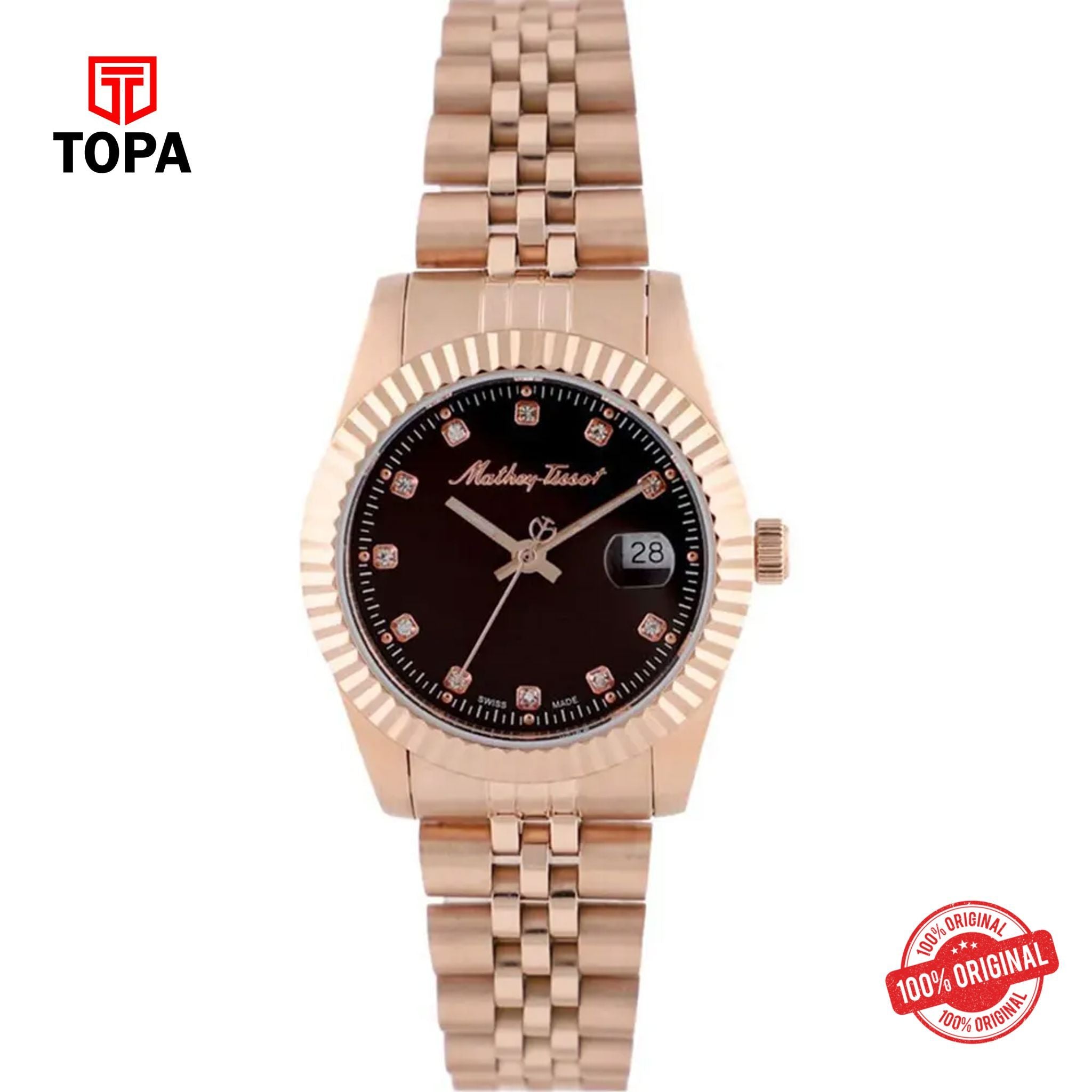 Topa Mathey-Tissot-D810PRM-Metal-Band-Women-Watch - Product Image 1