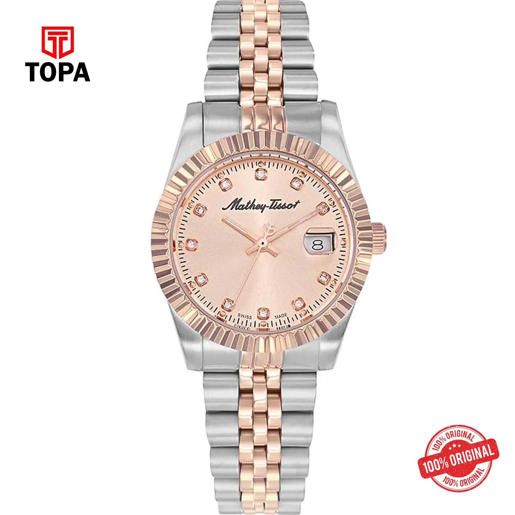 Topa Mathey-Tissot-D810RSAL-Metal-Band-Women-Watch - Product Image 1
