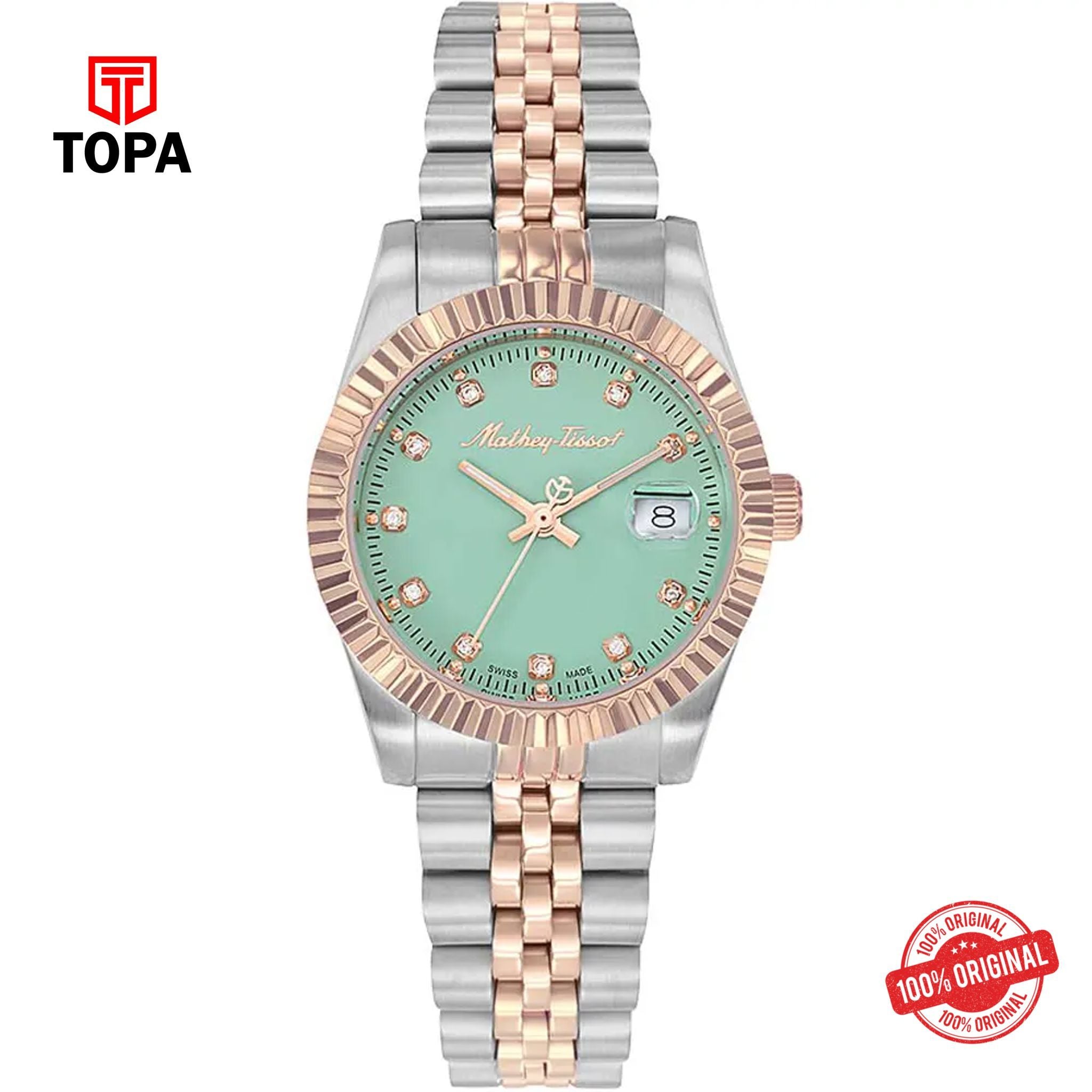 Topa Mathey-Tissot-D810RV-Metal-Band-Women-Watch - Product Image 1