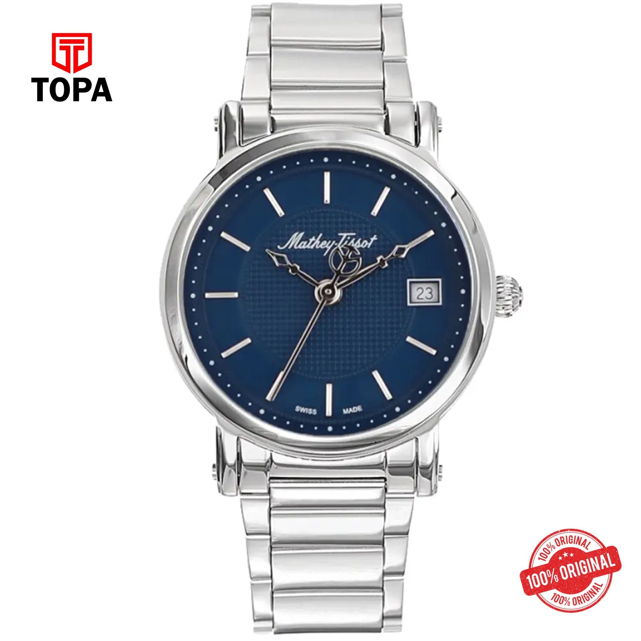 Topa Mathey-Tissot-H611251MABU-Metal-Band-Men-Watch - Product Image 1